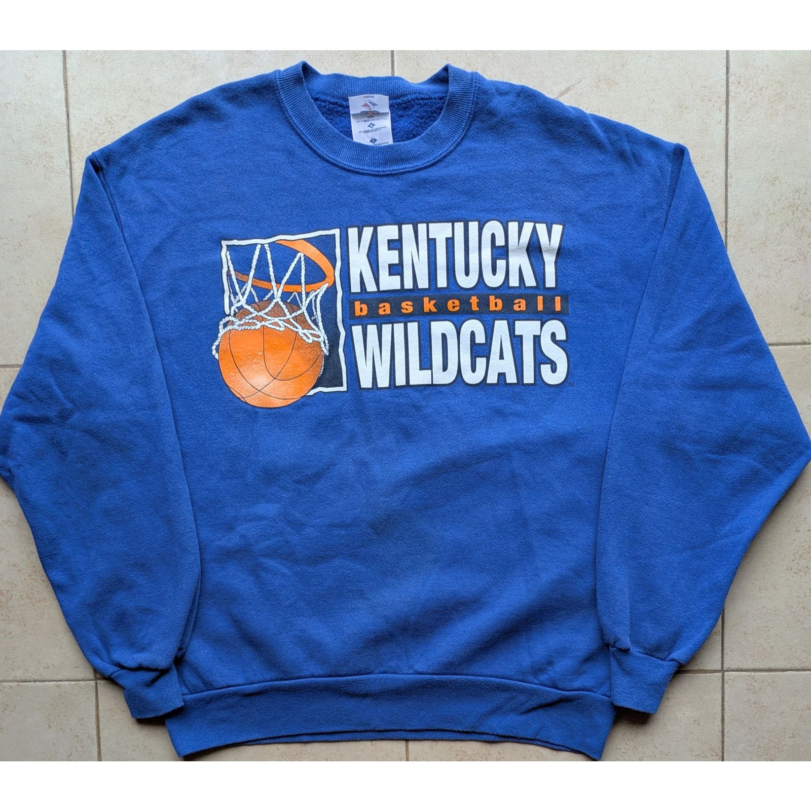 NCAA × Starter Kentucky Wildcats BASKETBALL 90s JERZEES sweatshirt L vtg Size US L / EU 52-54 / 3 - 2 Thumbnail