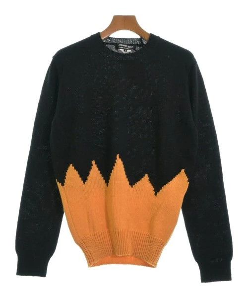 Comme des Garcons Homme Deux Sweater Knitted Switch Wool Long Sleeve Size US M / EU 48-50 / 2 - 1 Thumbnail