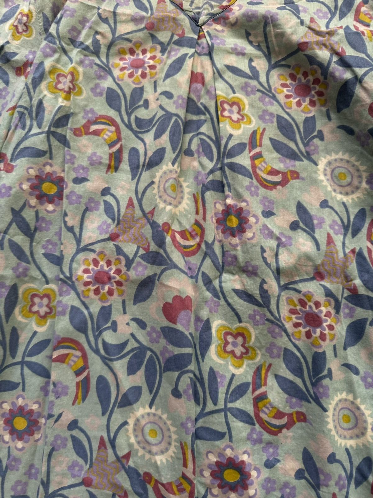 Designer Gudrun Sjoden avant garde floral pattern poplin dress tunic Size M / US 6-8 / IT 42-44 - 4 Thumbnail