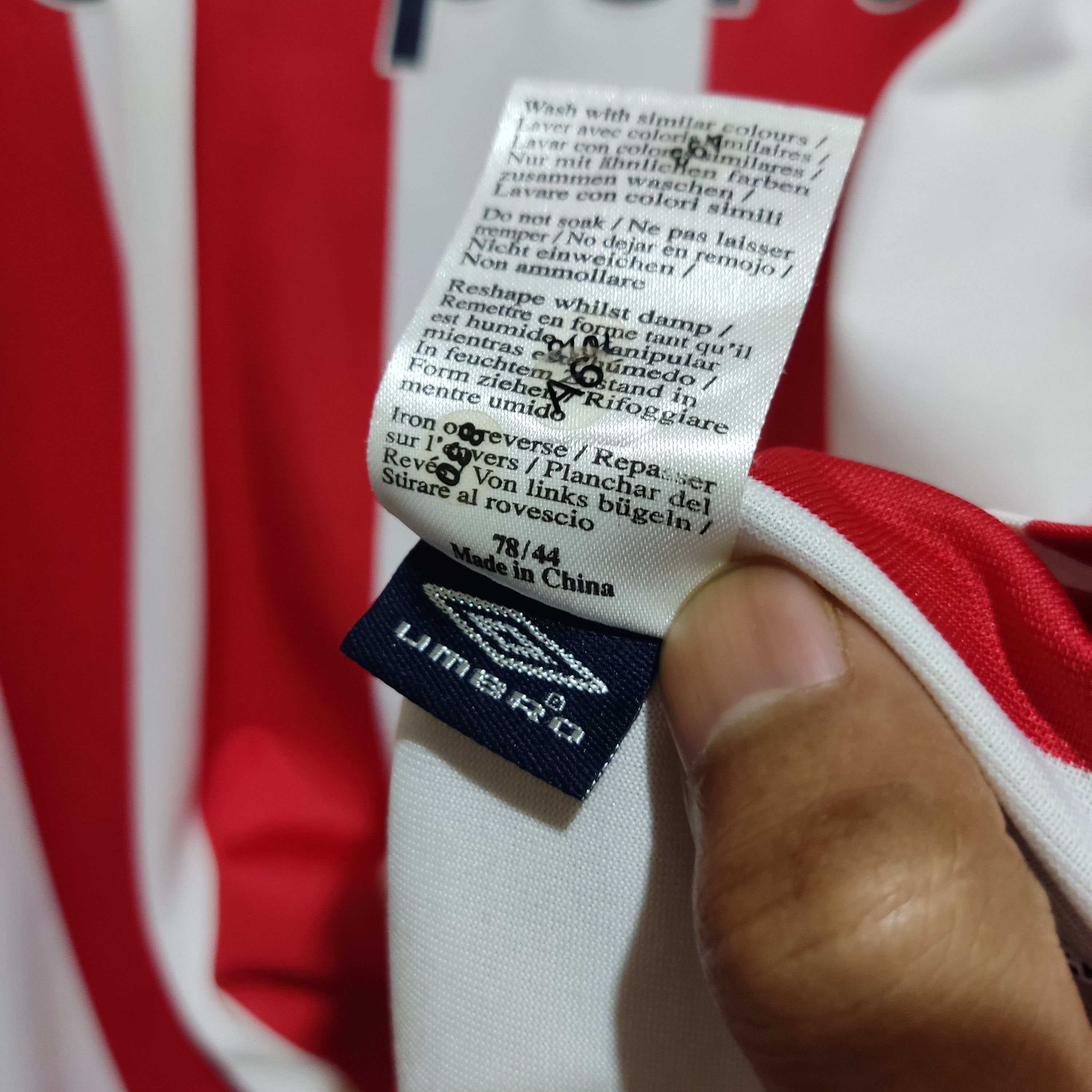 Umbro Football jersey SUNDERLAND A.F.C 2008/09 Kieran Ricardson Size US L / EU 52-54 / 3 - 12 Thumbnail