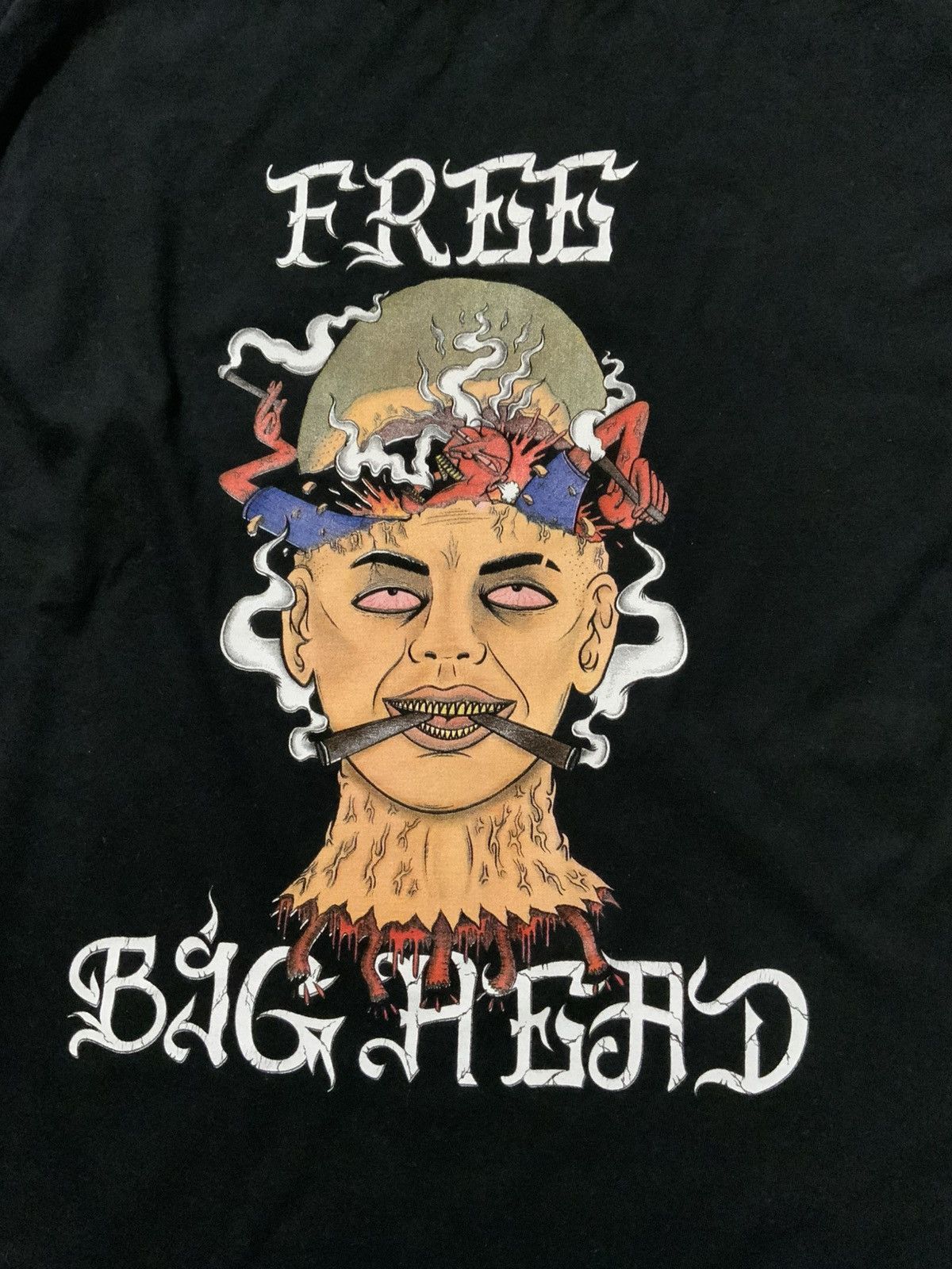 Other Trash Bag Boys Dispensary Free Big Head Smoke Blunt T-Shirt Size US M / EU 48-50 / 2 - 7 Thumbnail
