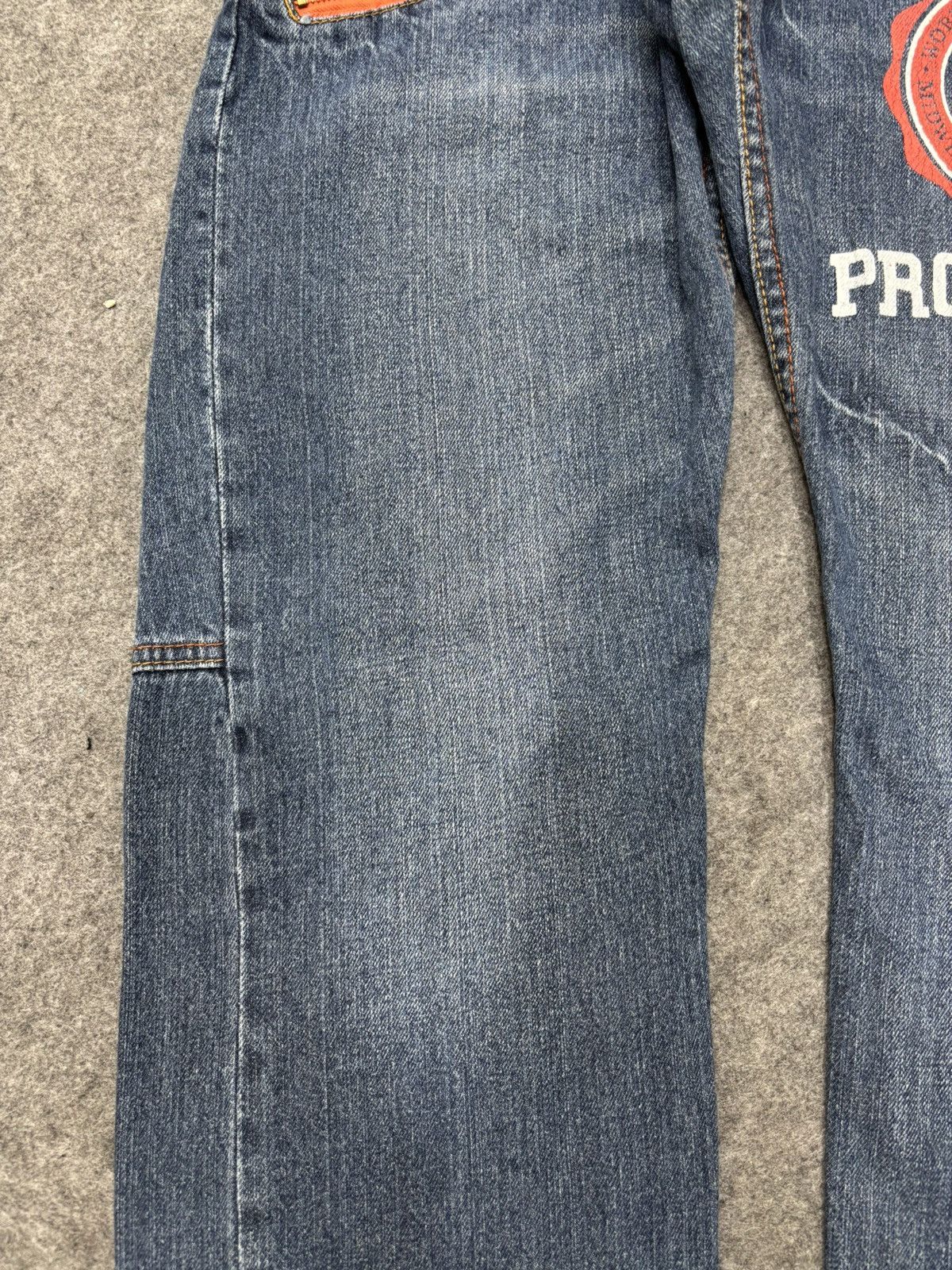 Japanese Brand 💥Double Waist💥Insane Dominate Twisted Leg Denim F653 Size US 32 / EU 48 - 6 Thumbnail