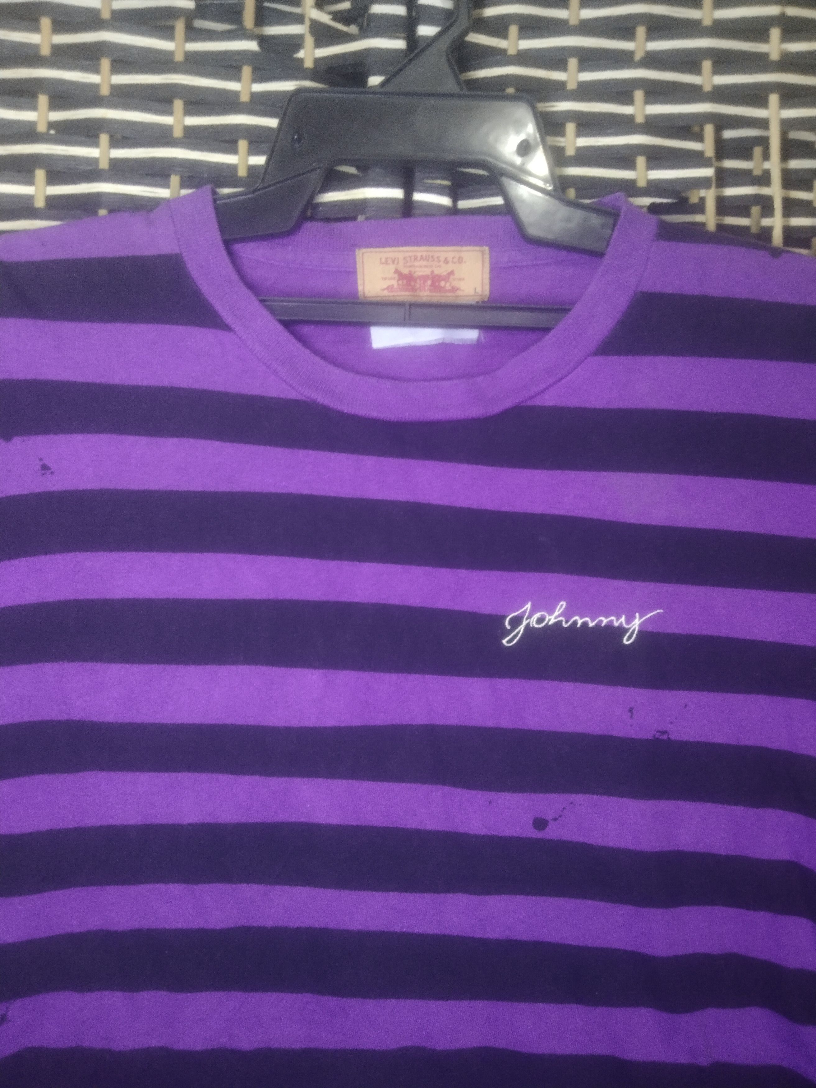 Levi's × Levi's Vintage Clothing × Vintage Vintage Levi's Long sleeve Stripe t shirt Size US L / EU 52-54 / 3 - 3 Thumbnail