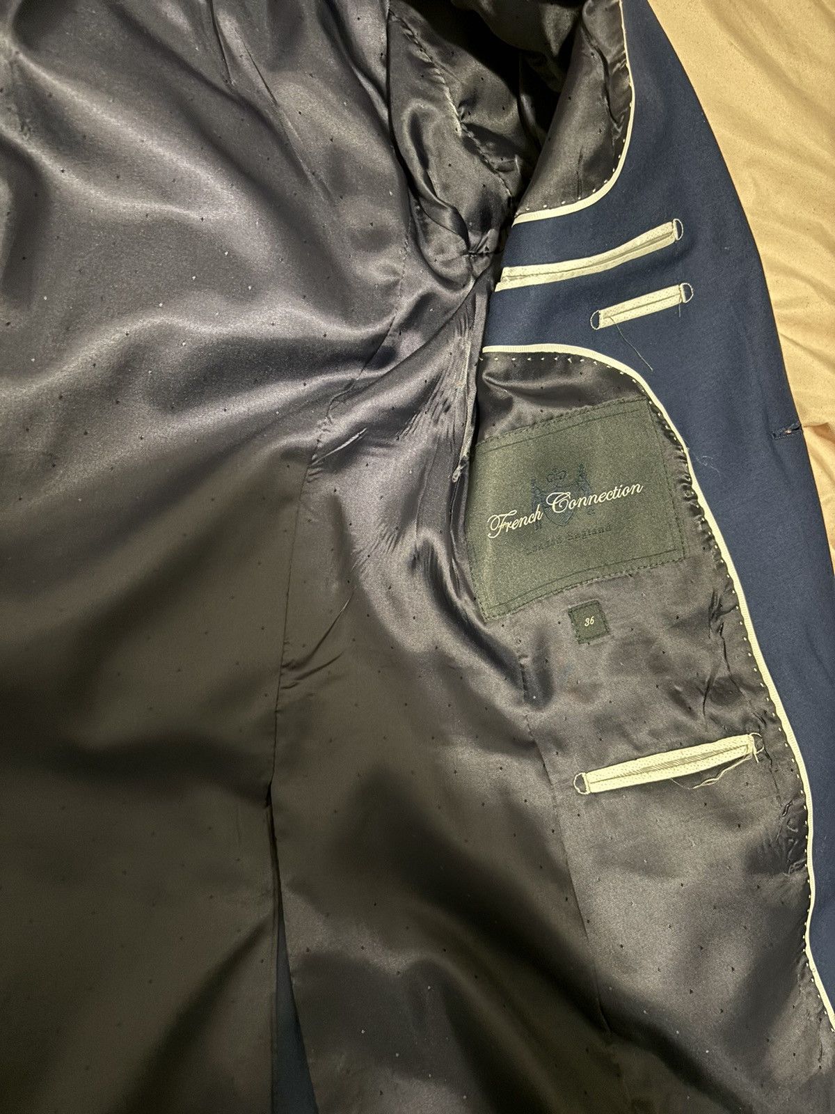French Connection French Connection Navy Suit Combo Size 36R - 2 Thumbnail