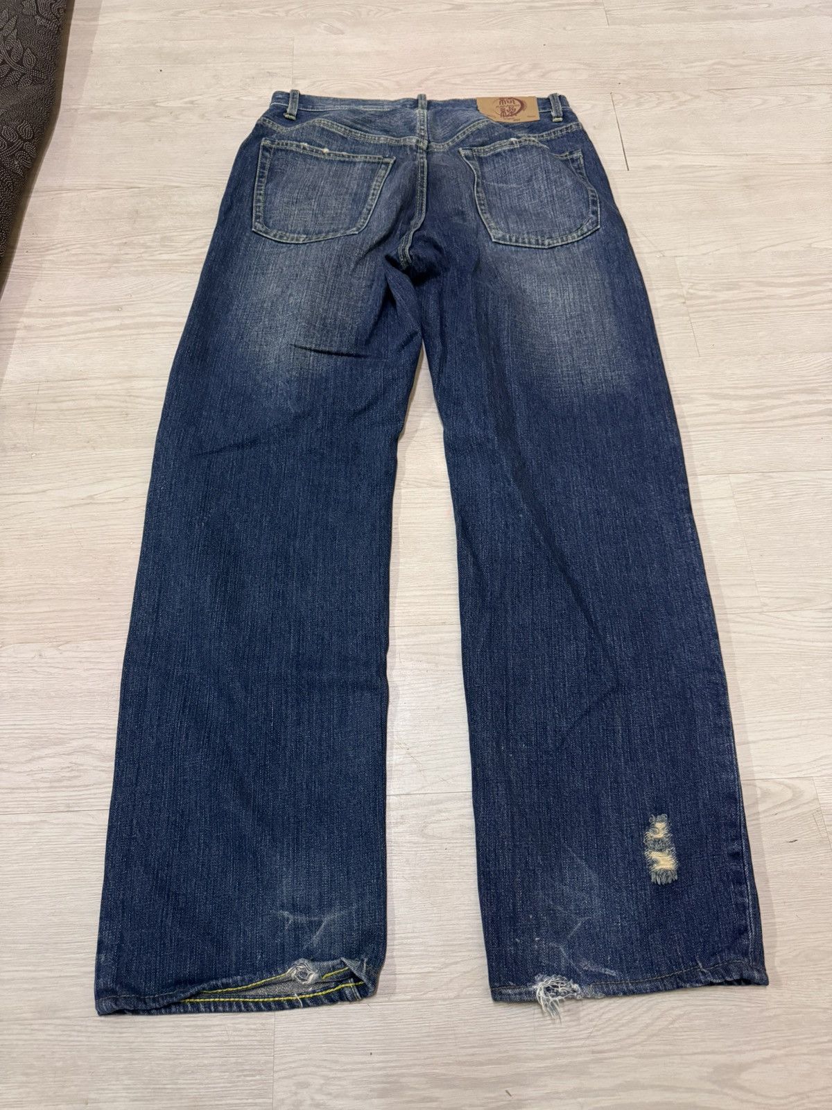 Japanese Brand Koi Pond Sukajan Japan Jeans Embroidered 32 Size US 32 / EU 48 - 3 Thumbnail