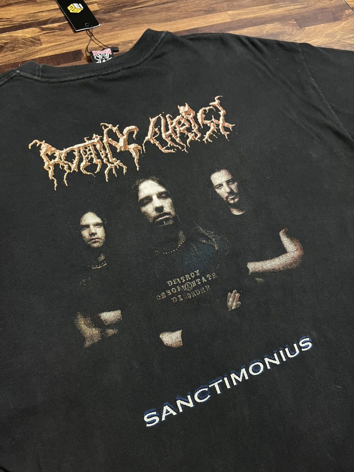 Vintage Rotting Christ Sanctimonius resurrecction Shirt Size US XL / EU 56 / 4 - 7 Thumbnail