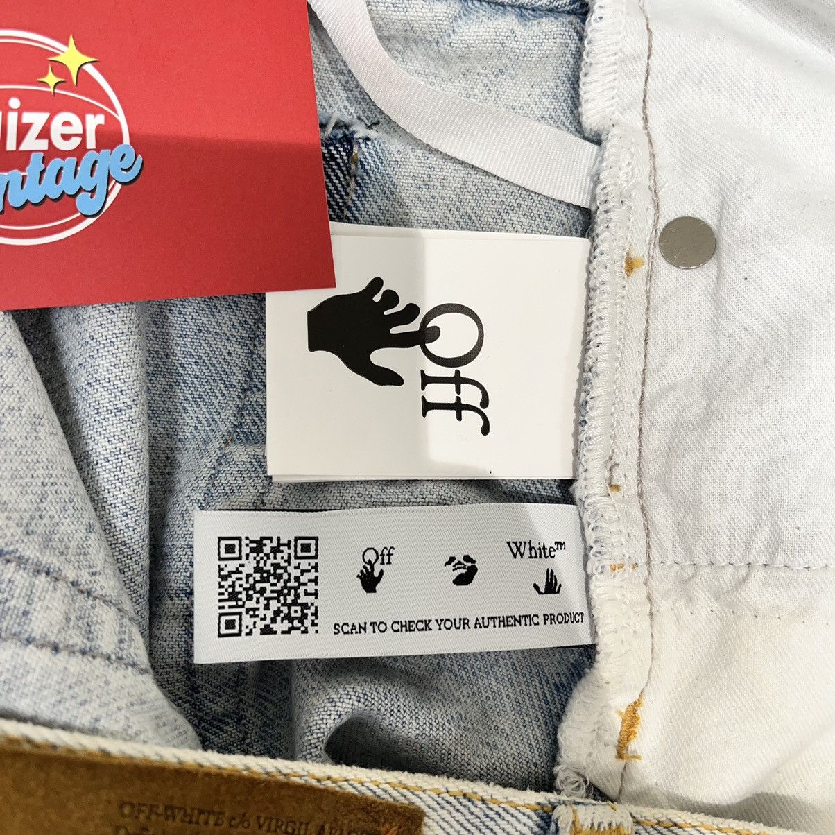 Off-White Off White Denim Jeans Size US 33 - 6 Thumbnail