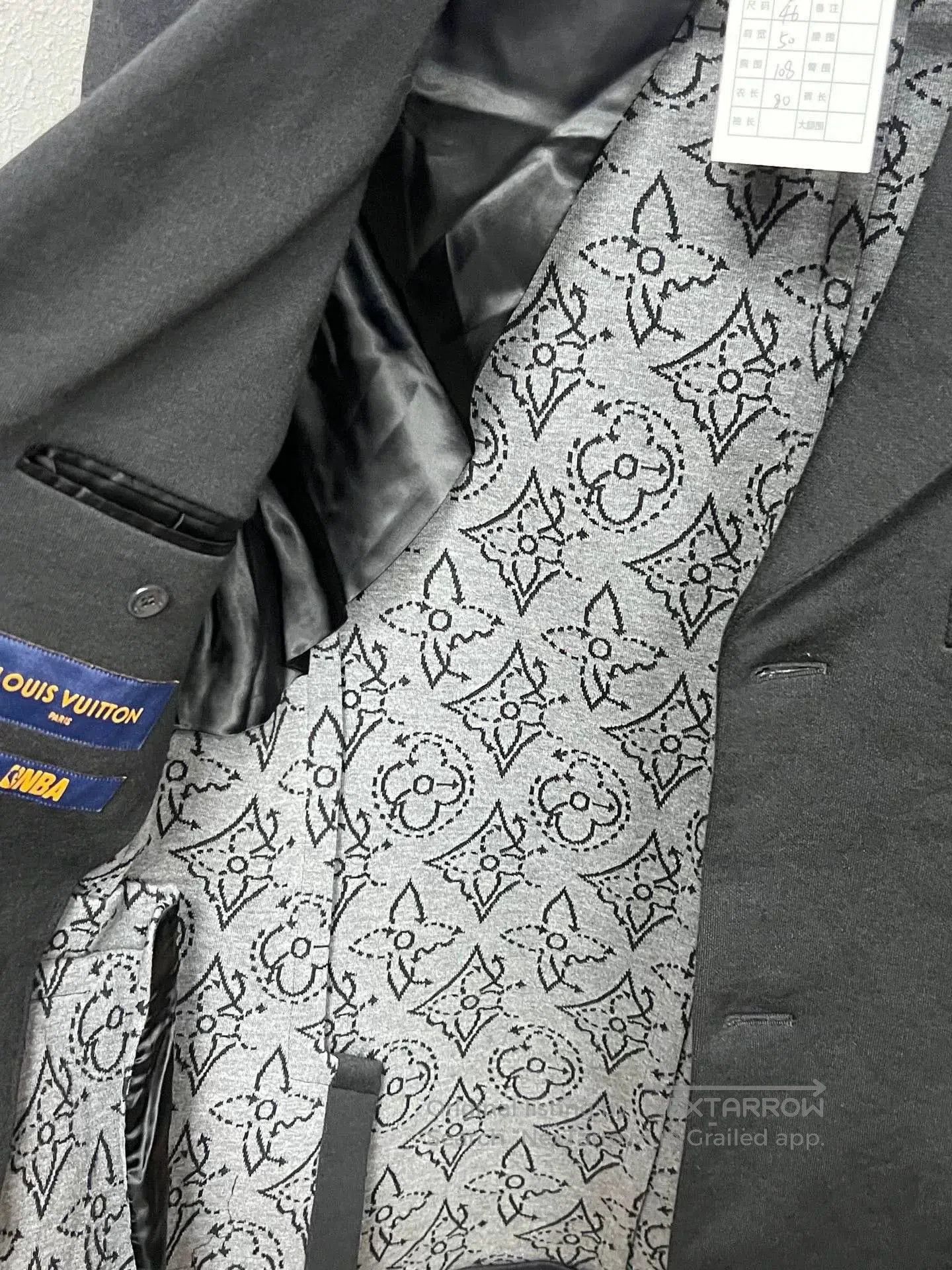 Louis Vuitton Louis Vuitton NBA Leather Label Wool Blazer. Size US S / EU 44-46 / 1 - 4 Thumbnail