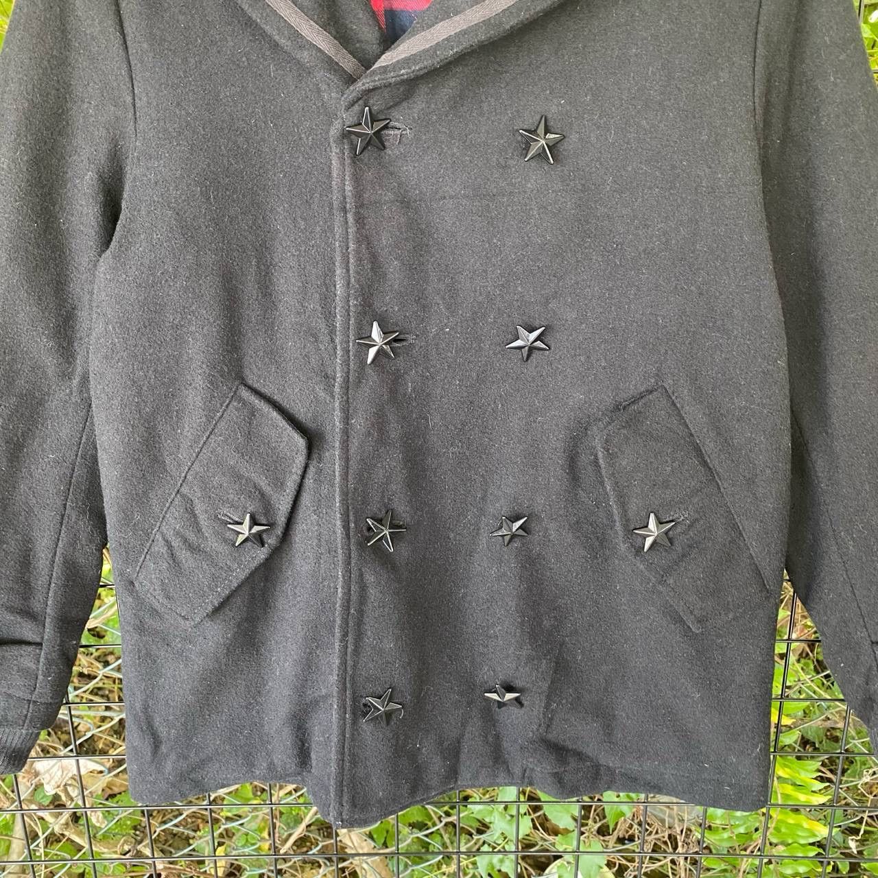 If Six Was Nine × Japanese Brand × Le Grande Bleu (L.G.B.) Vintage Punk Gothic Scribble Spellout Black Jacket Size US S / EU 44-46 / 1 - 3 Thumbnail