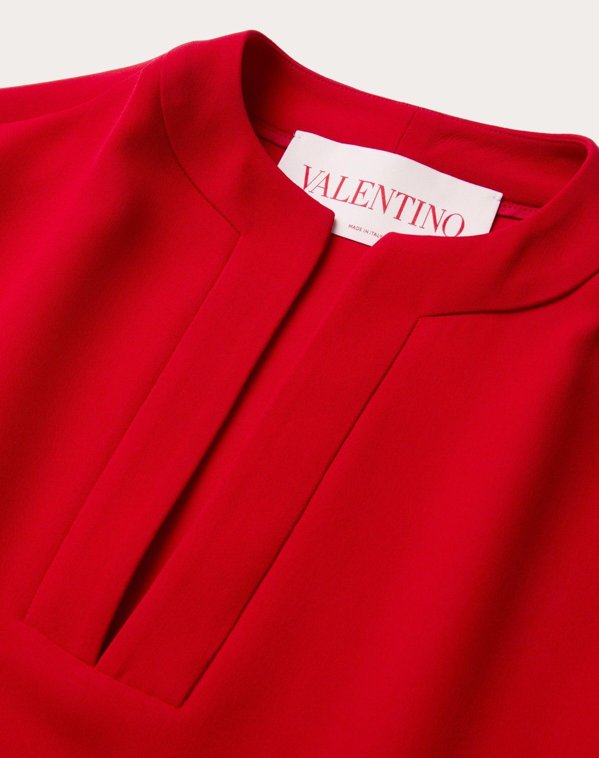 Valentino o1s1wg110525 Cady Couture Top in Red Size XS / US 0-2 / IT 36-38 - 7 Thumbnail