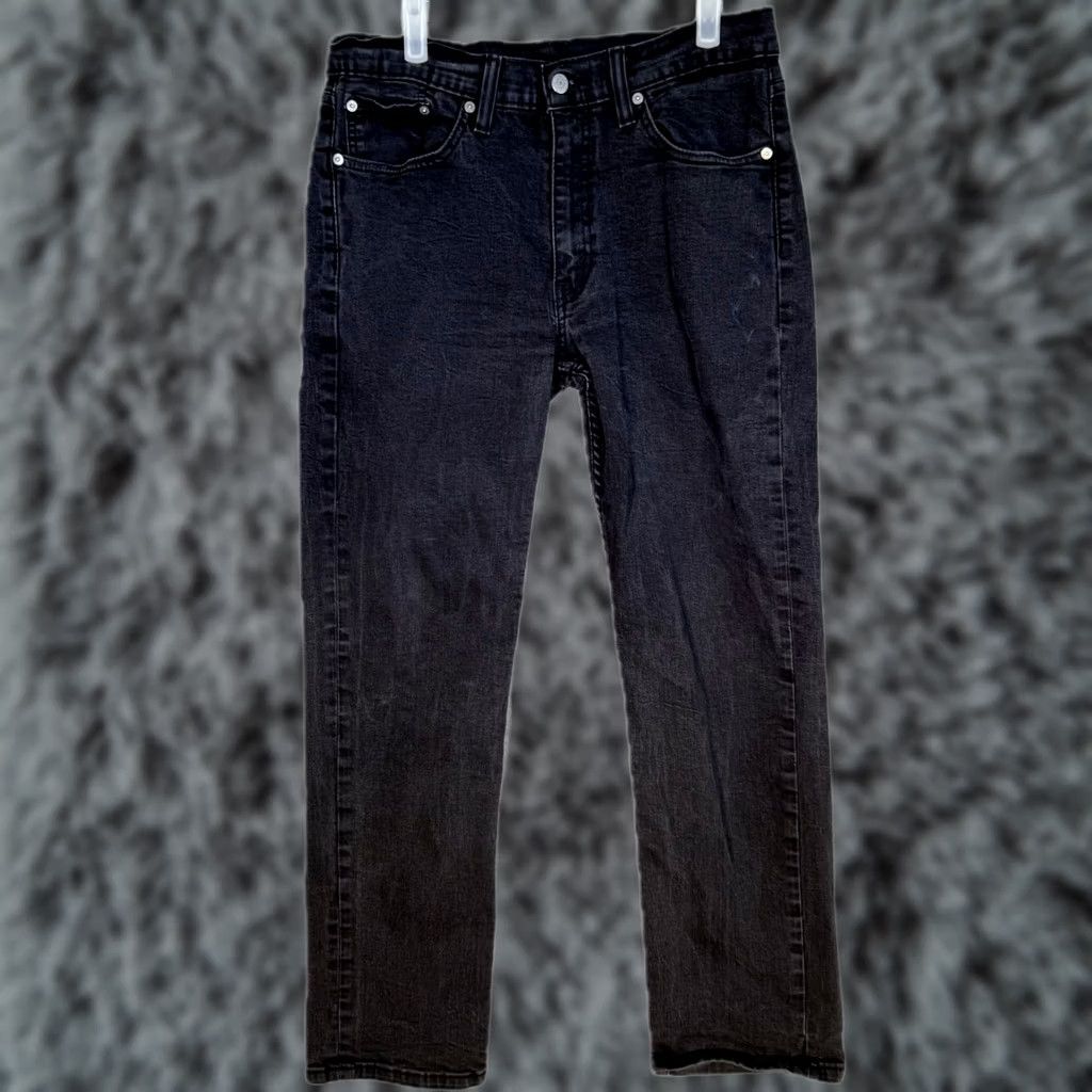 Levi's Levi’s 514 Men’s Jeans Black Denim Mid-Rise Straight Leg 33 x 30 Vintage No Size US 33 - 1 Thumbnail