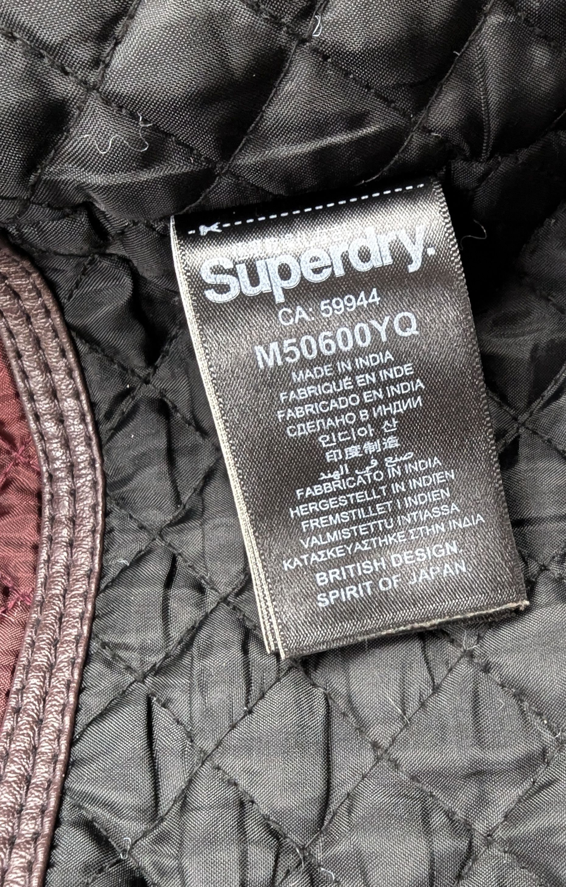 Superdry Superdry leather biker jacket XL Size US XL / EU 56 / 4 - 6 Thumbnail
