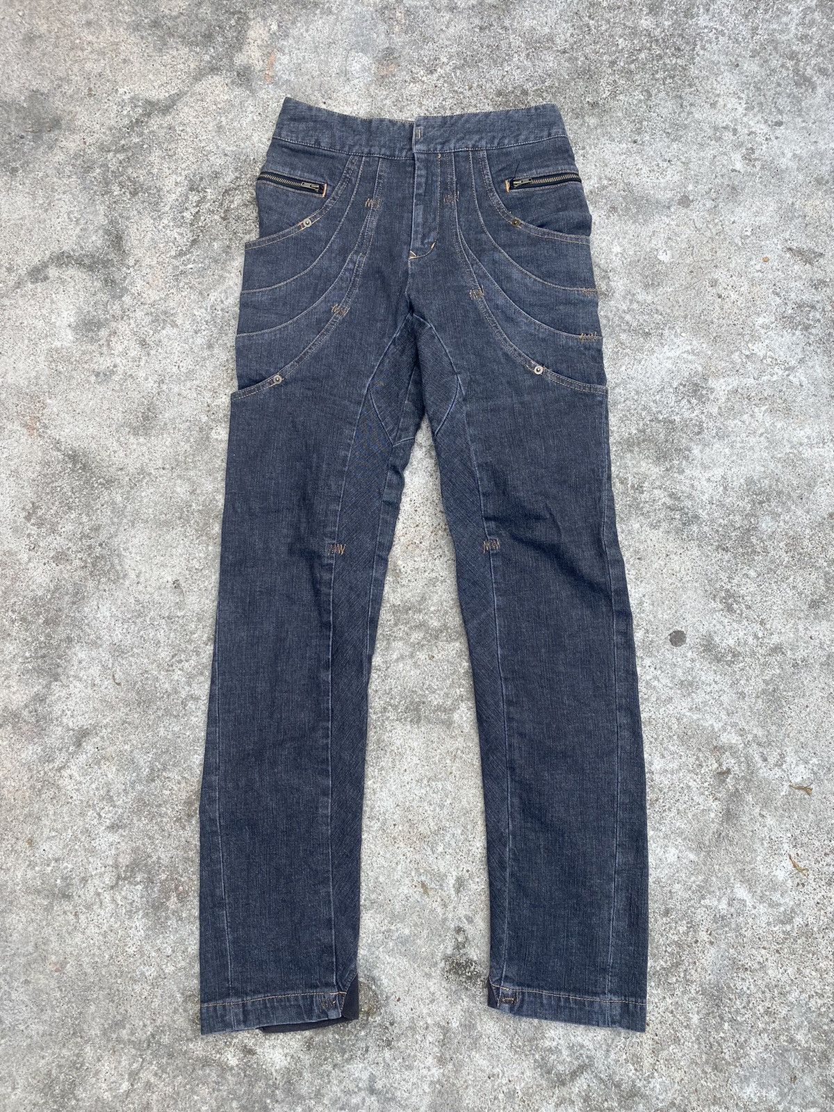 Issey Miyake 💸BINDINGOFFER💸Tsumori Chisato Issey Diffrent Pocket Jeans Size US 26 / EU 42 - 1 Thumbnail