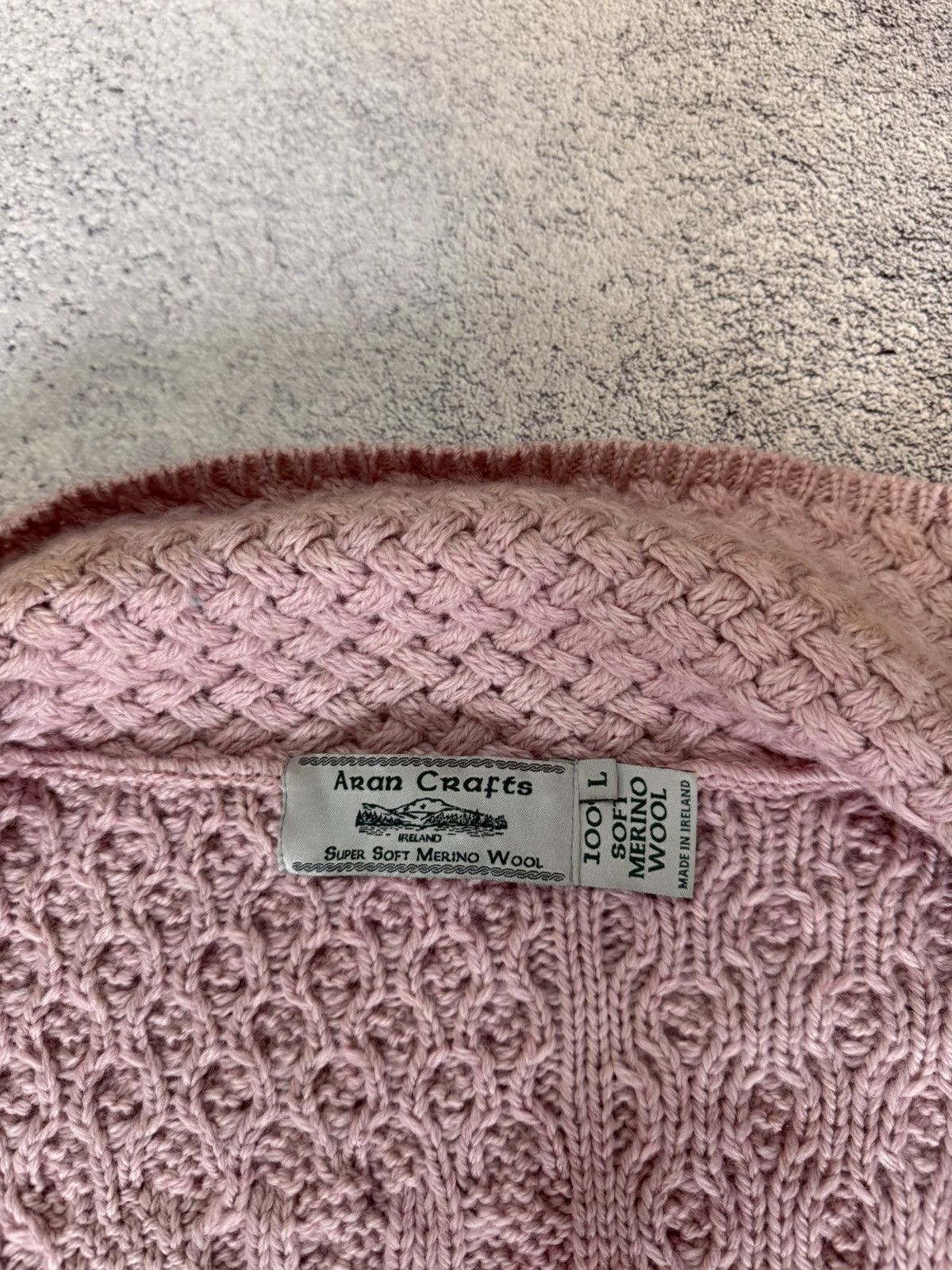 Aran Crafts Aran Crafts Women Merino Wool Cardigan Sweater Ireland Knit Size L / US 10 / IT 46 - 8 Thumbnail