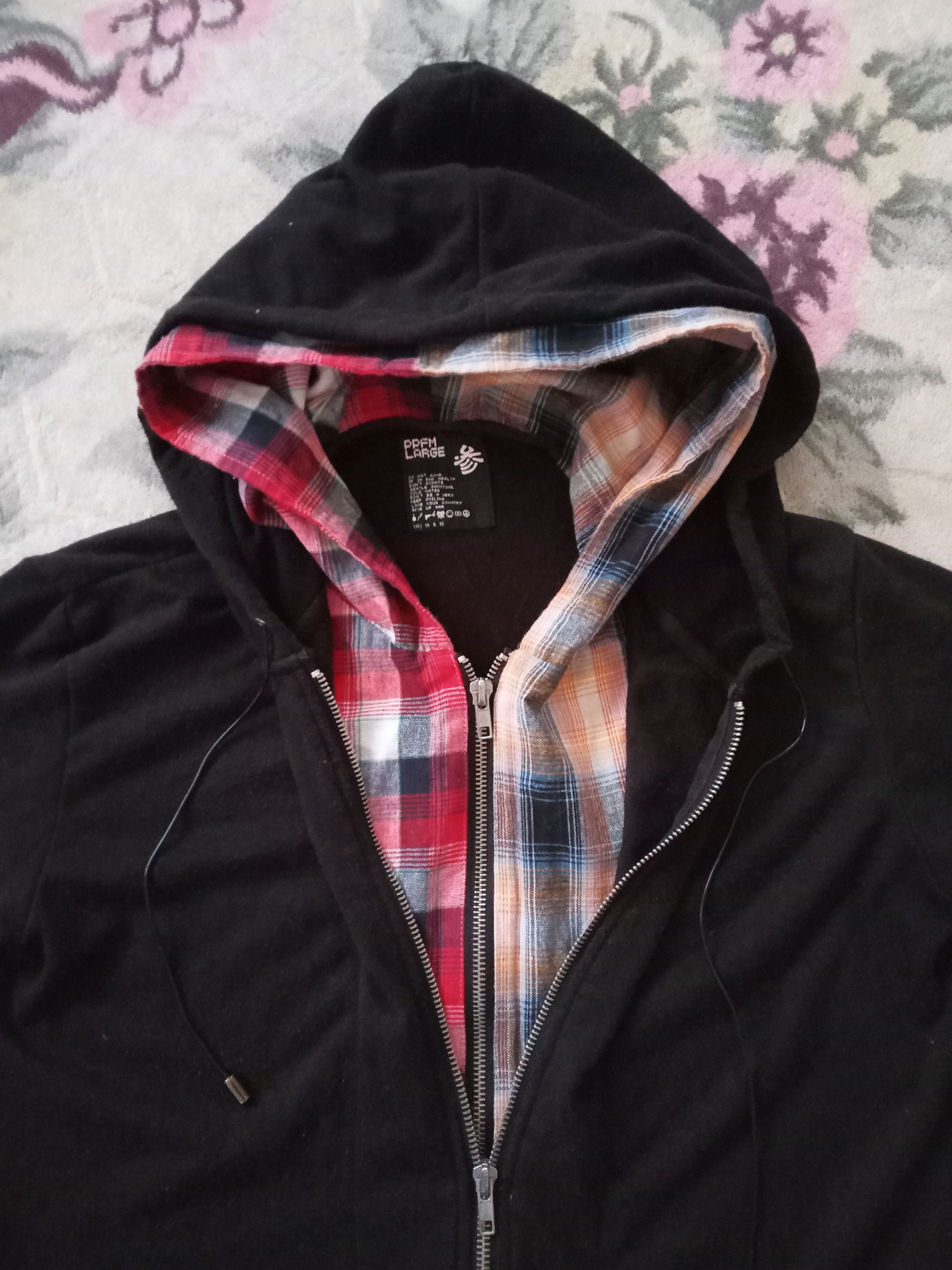Other PPFM Double Zipped Hoodie Short Sleeve Jacket Size L / US 10 / IT 46 - 1 Thumbnail