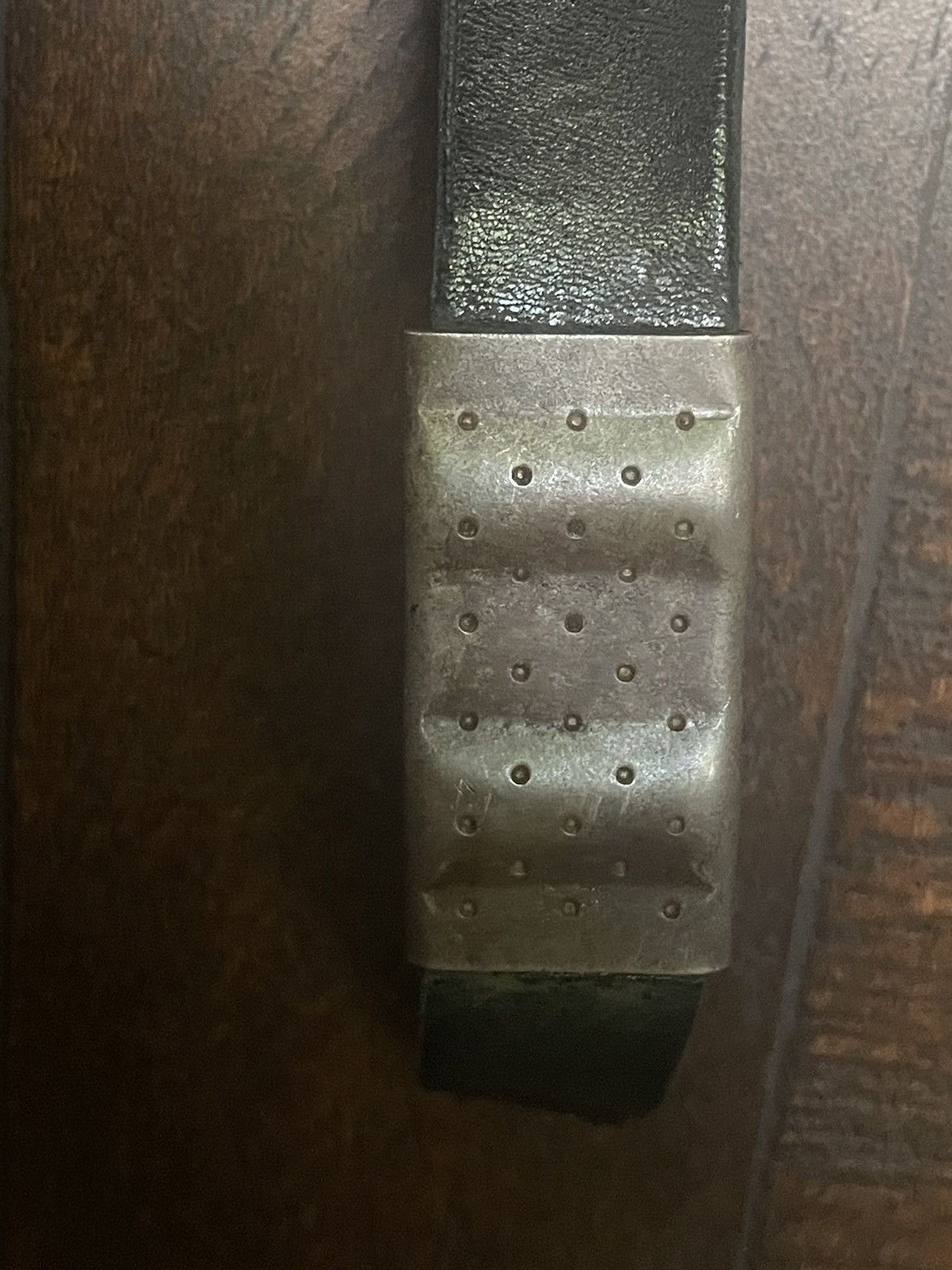 Carol Christian Poell Custom Leather “Band-Aid” Belt Size 30 - 3 Thumbnail
