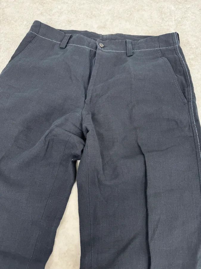 Issey Miyake Issey Miyake Navy Linen Cozy Pants Size US 32 / EU 48 - 6 Thumbnail