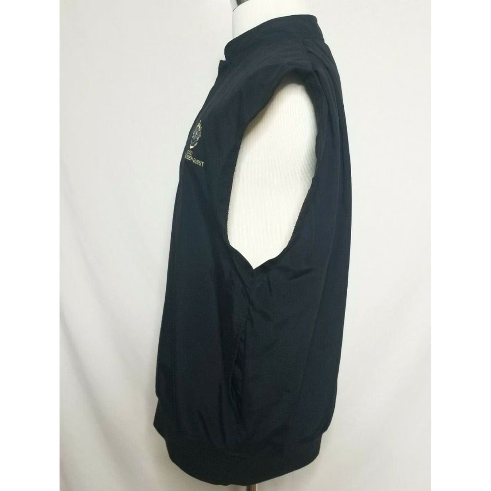 Vintage VINTAGE Zero Restriction Vest Golf Windbreaker Sleeveless Black Snap Collar M Mens Size US M / EU 48-50 / 2 - 2 Thumbnail