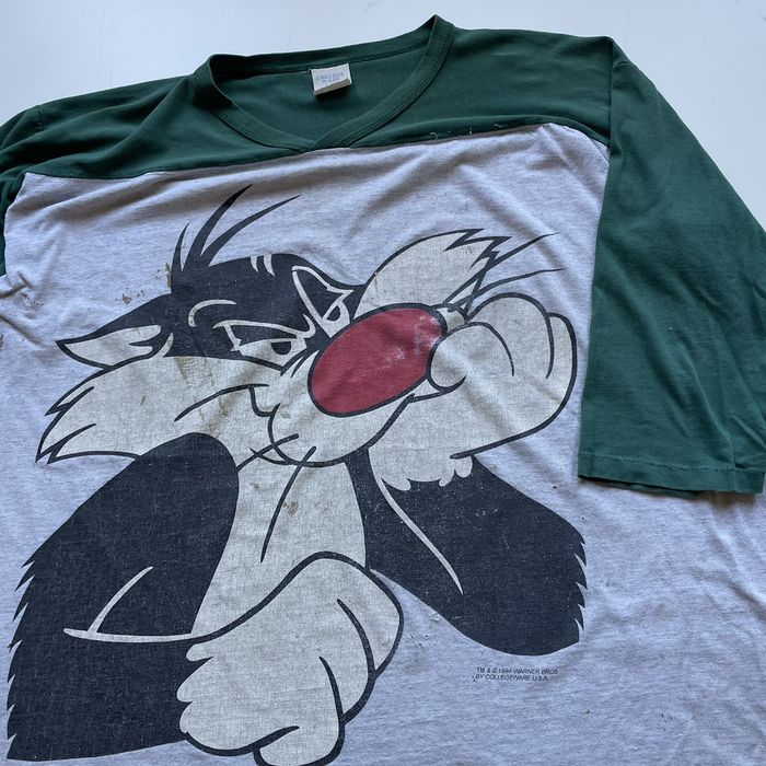 Vintage Vintage 90s Sylvester J Pussy Cat Looney Tunes Shirt XXL | Grailed