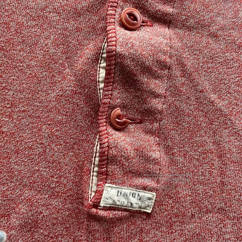 RRL Ralph Lauren RRL Ralph Lauren Pink Peppercorn Henley Size US S / EU 44-46 / 1 - 5 Thumbnail