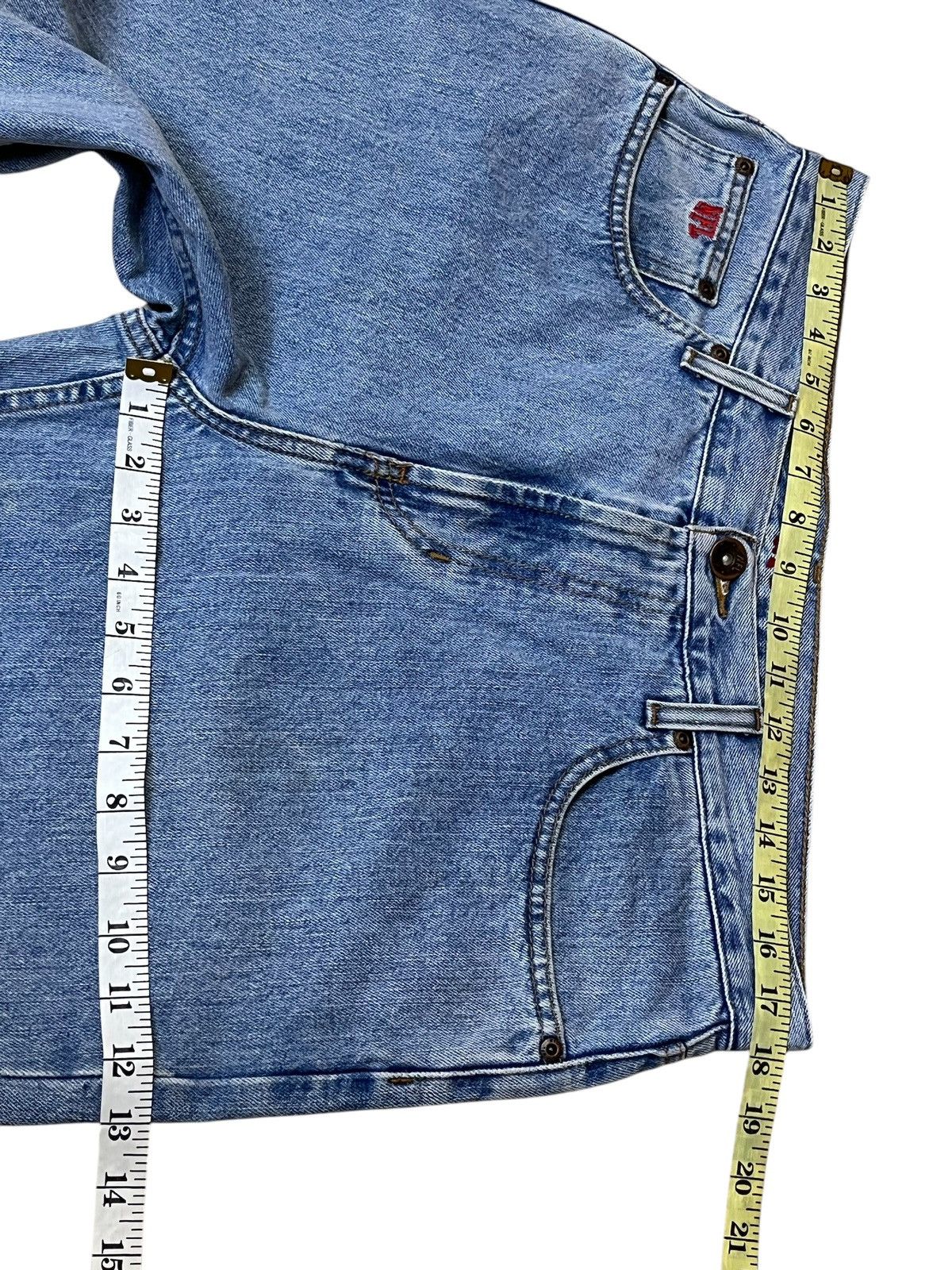 NFL GRAIL🔥NFL NEW YORK GIANTS TEAM TAILGATER RELAXED JEANS Size US 35 - 14 Thumbnail