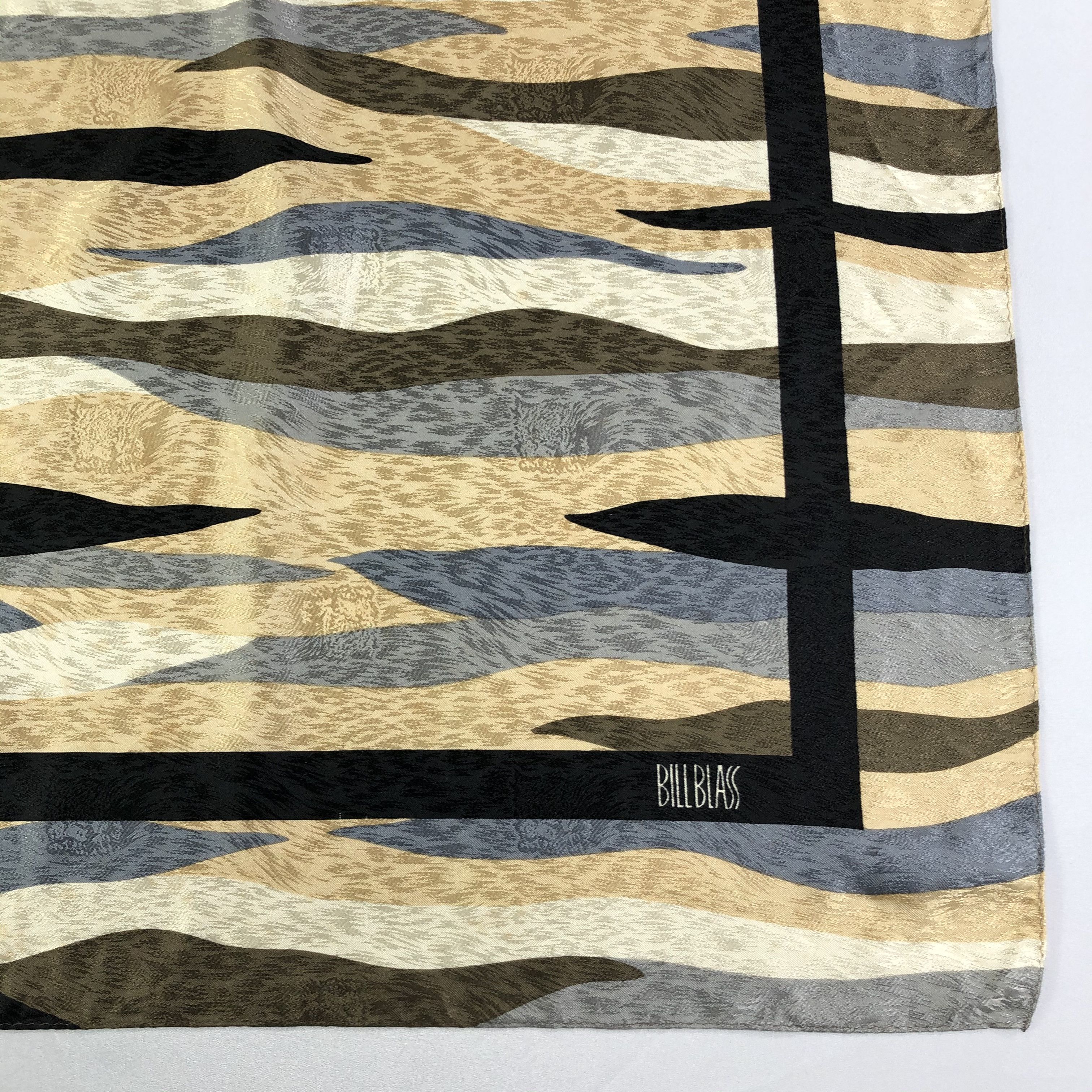 Bill Blass × Vintage Vintage Bill Blass Silk Scarf Size ONE SIZE - 4 Thumbnail