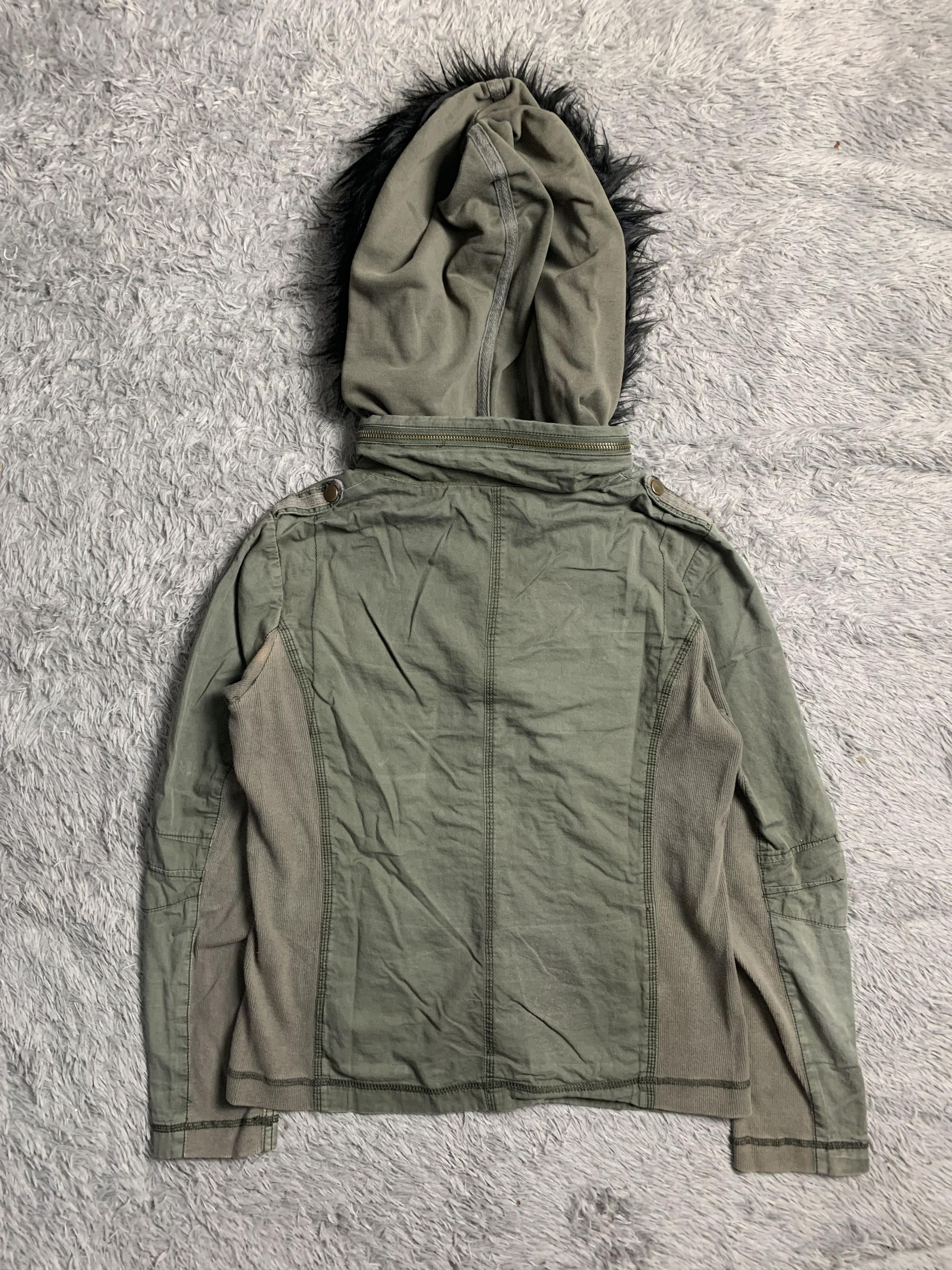 Japanese Brand Forever 21 Military Fur Jacket Size US M / EU 48-50 / 2 - 12 Thumbnail