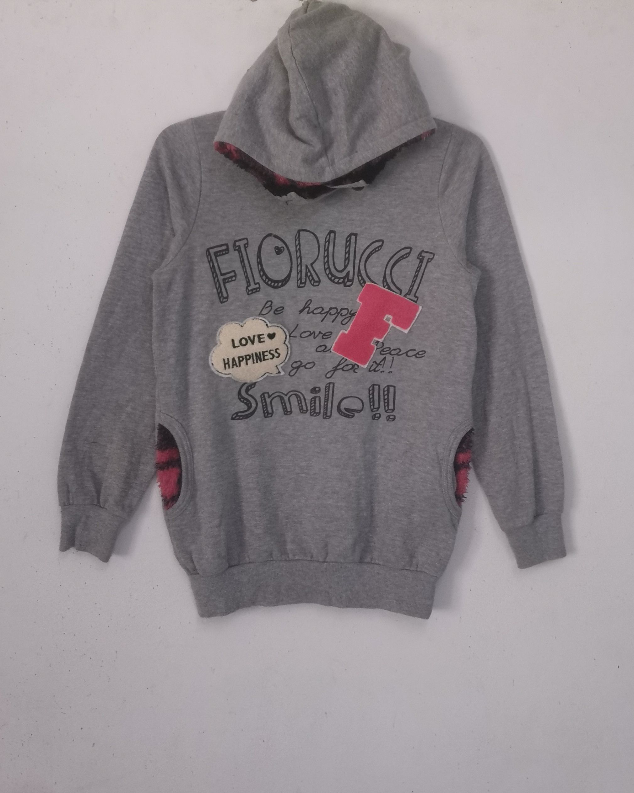 Fiorucci Rare FIORUCCI hoodies nice design Size S / US 4 / IT 40 - 1 Thumbnail