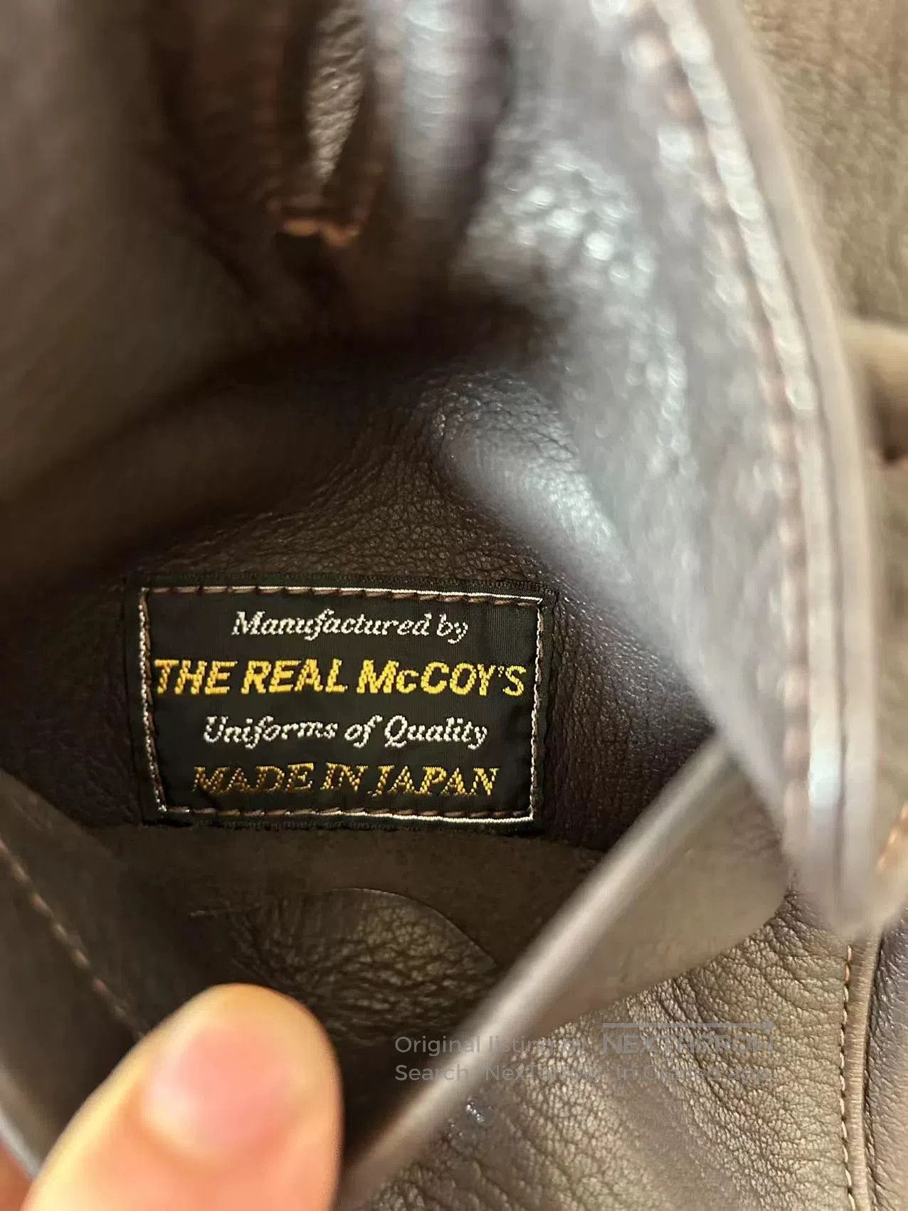 The Real McCoy's real mccoy a2 brown leather flight jacket. Size US M / EU 48-50 / 2 - 9 Thumbnail