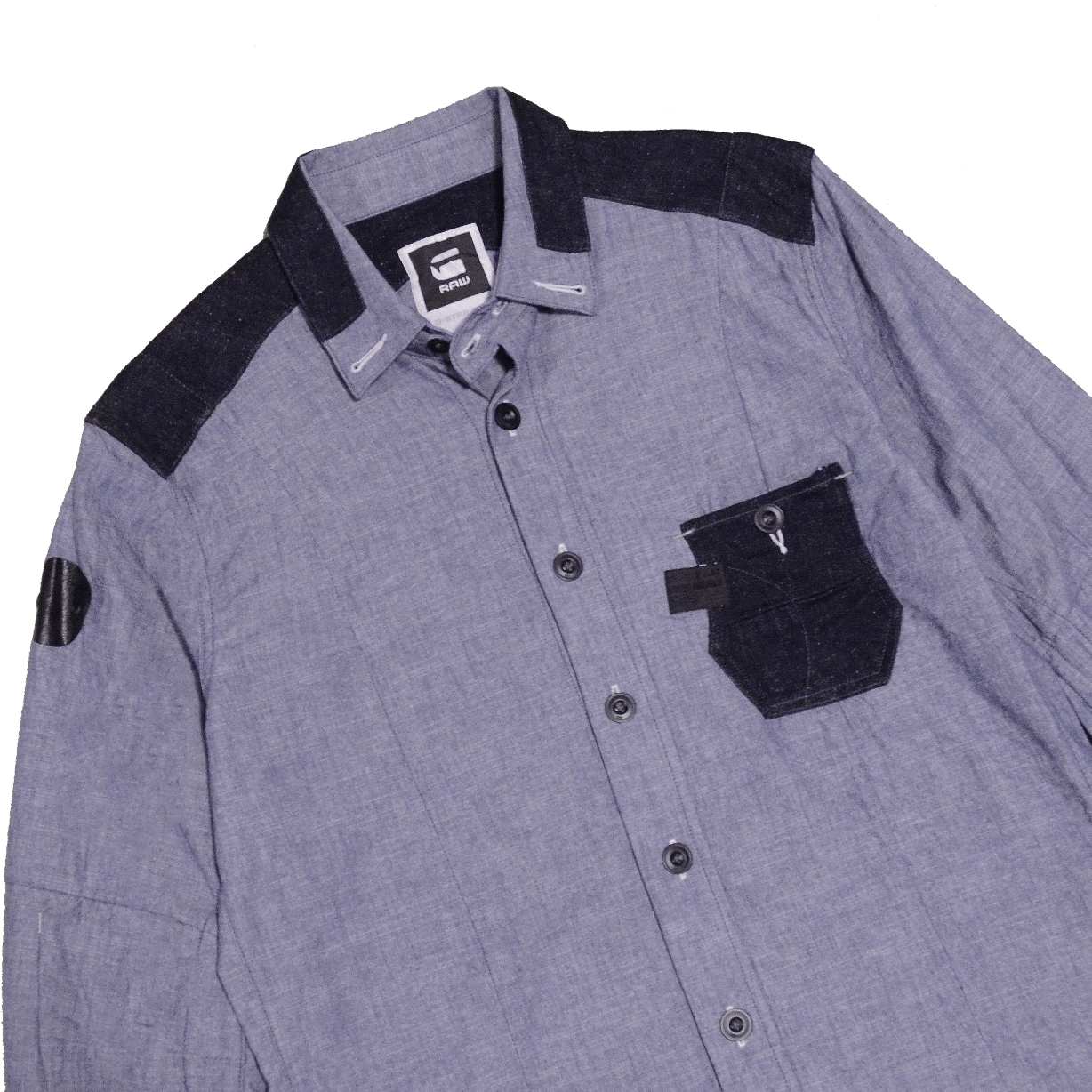 G-Star G-star Raw Comic Denim Shirt Overshirt Size M Blue Size US M / EU 48-50 / 2 - 3 Thumbnail