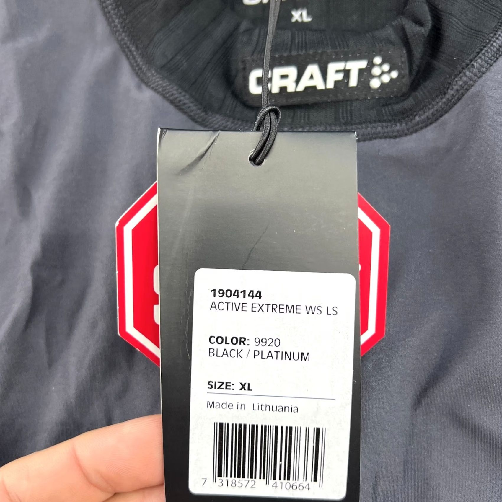 Layer 8 CRAFT Womens Base Layer Shirt XL Windstopper Extreme Thermal Ski Sport Outdoor Shirt Size XL / US 12-14 / IT 48-50 - 4 Thumbnail
