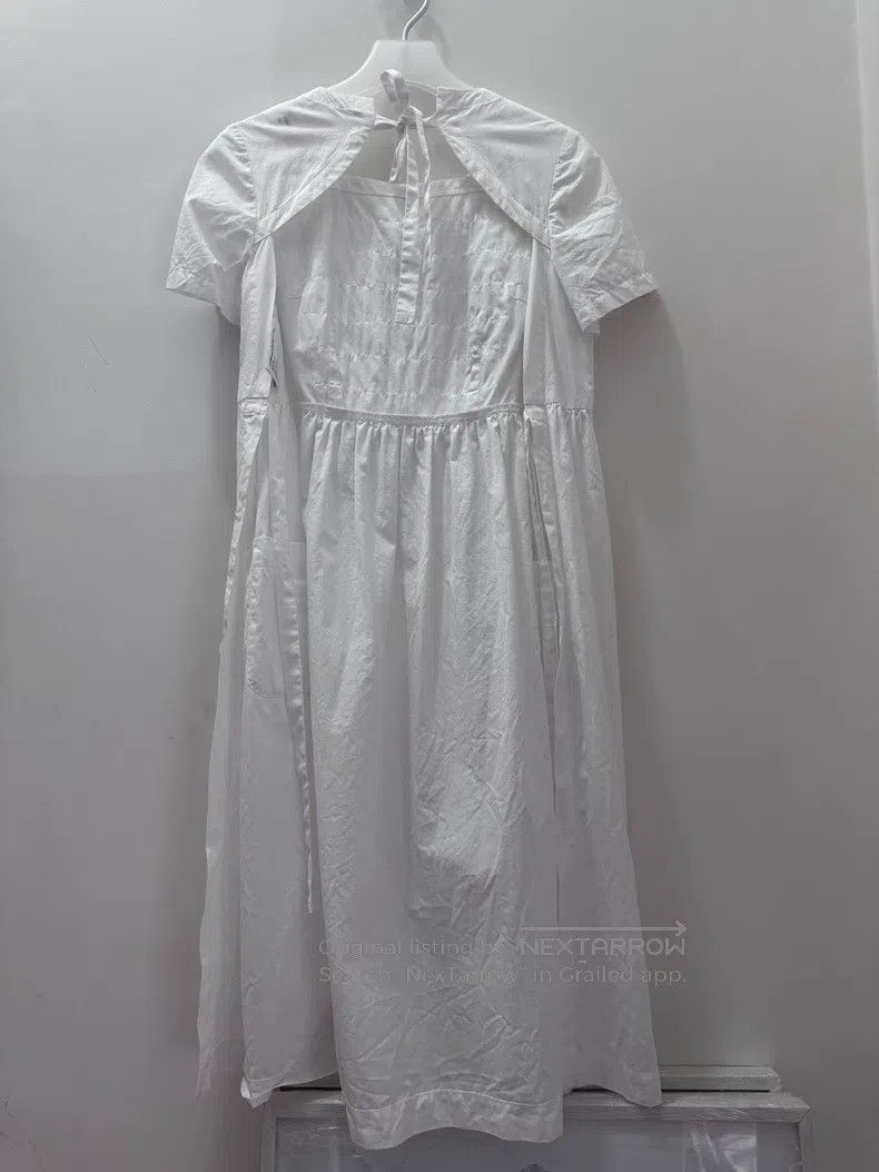 Comme des Garcons Comme Des Garcons Spring Summer White Frill Hem Apron Dres Size XS / US 0-2 / IT 36-38 - 2 Thumbnail