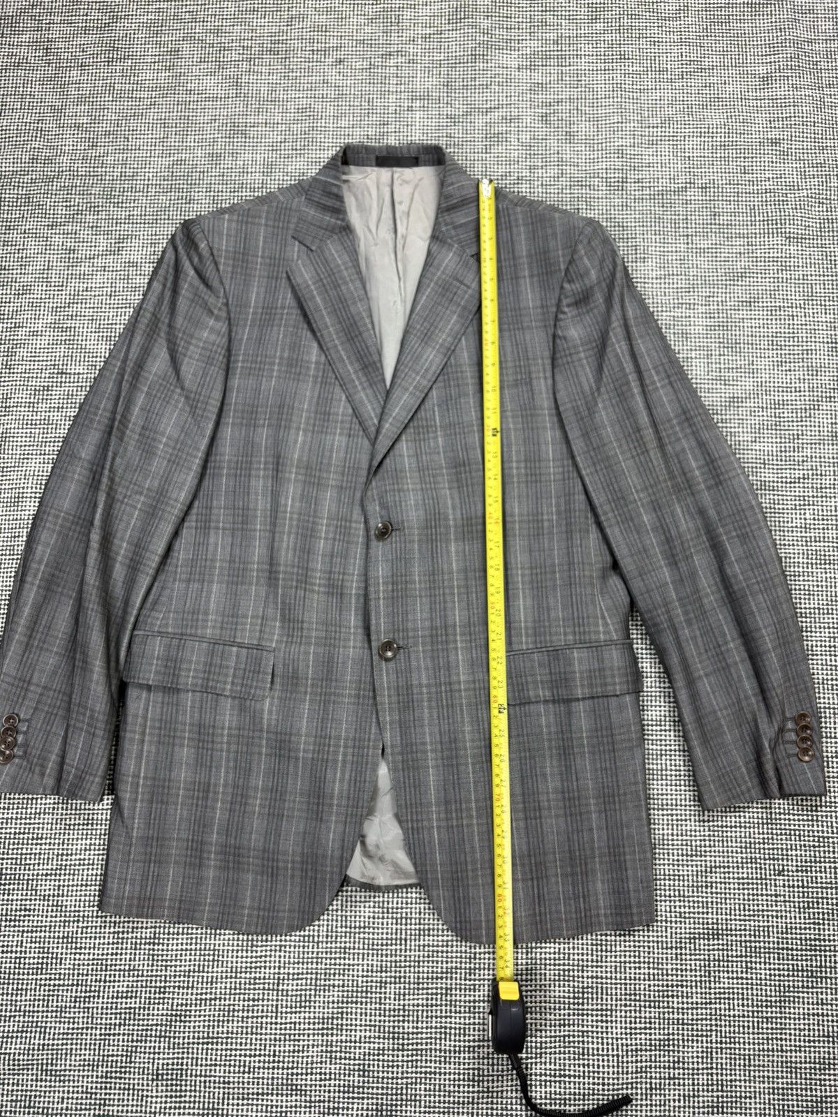 Pal Zileri Pal Zileri lab wool checkered suit set blazer jacket pants Size 44R - 8 Thumbnail