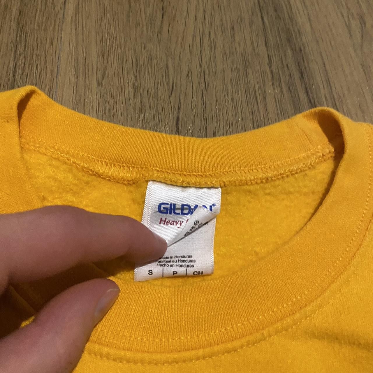 Gildan Yellow and black crewneck sweatshirt #winterwear Size US S / EU 44-46 / 1 - 6 Thumbnail