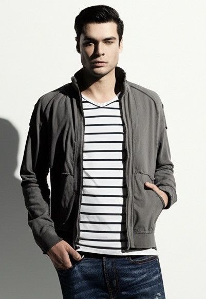 Hugo Boss Slim Jersey Stretch Zip Jacket Size US M / EU 48-50 / 2 - 1 Thumbnail