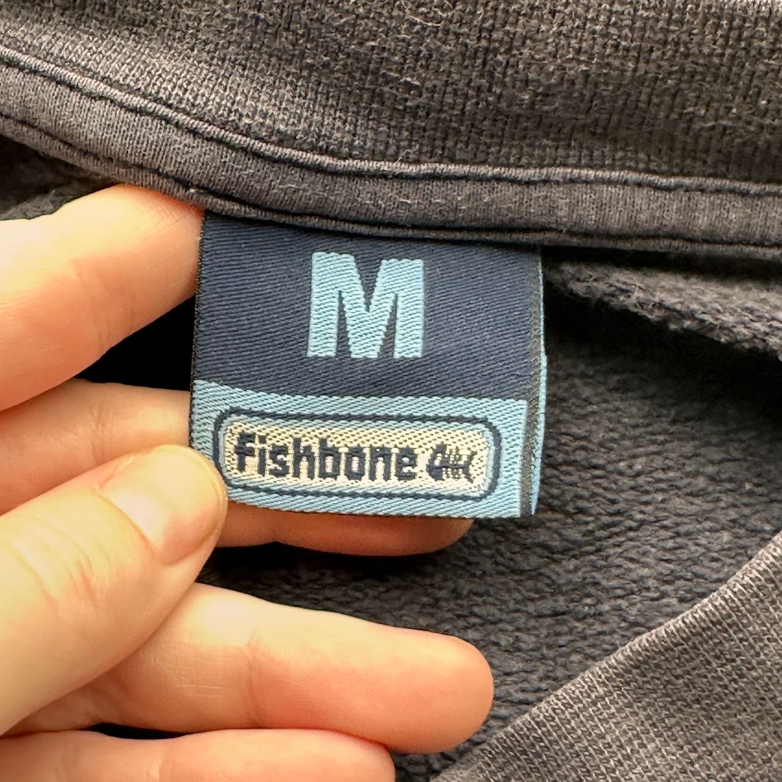 Other Vintage Fishbone Navy White Sweatshirt Mens Medium Logo Size US M / EU 48-50 / 2 - 3 Thumbnail