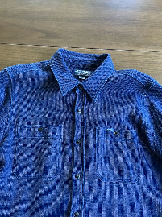 Iron Heart Iron Heart Waffle Work Shirt Grailed