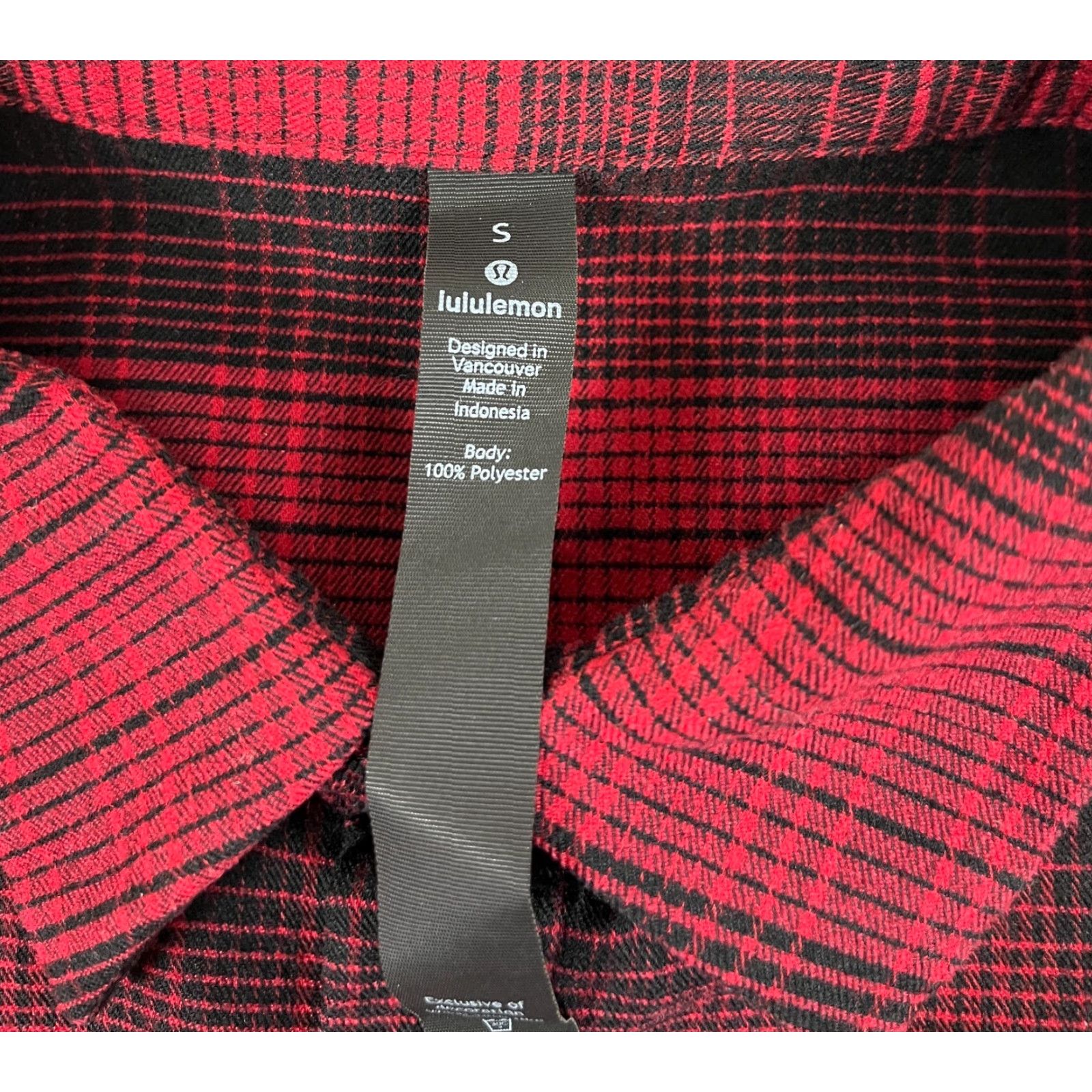 Lululemon Lululemon Mason's Peak Flannel Shirt Plaid Button-Up Mens Size S Red Size US S / EU 44-46 / 1 - 7 Thumbnail