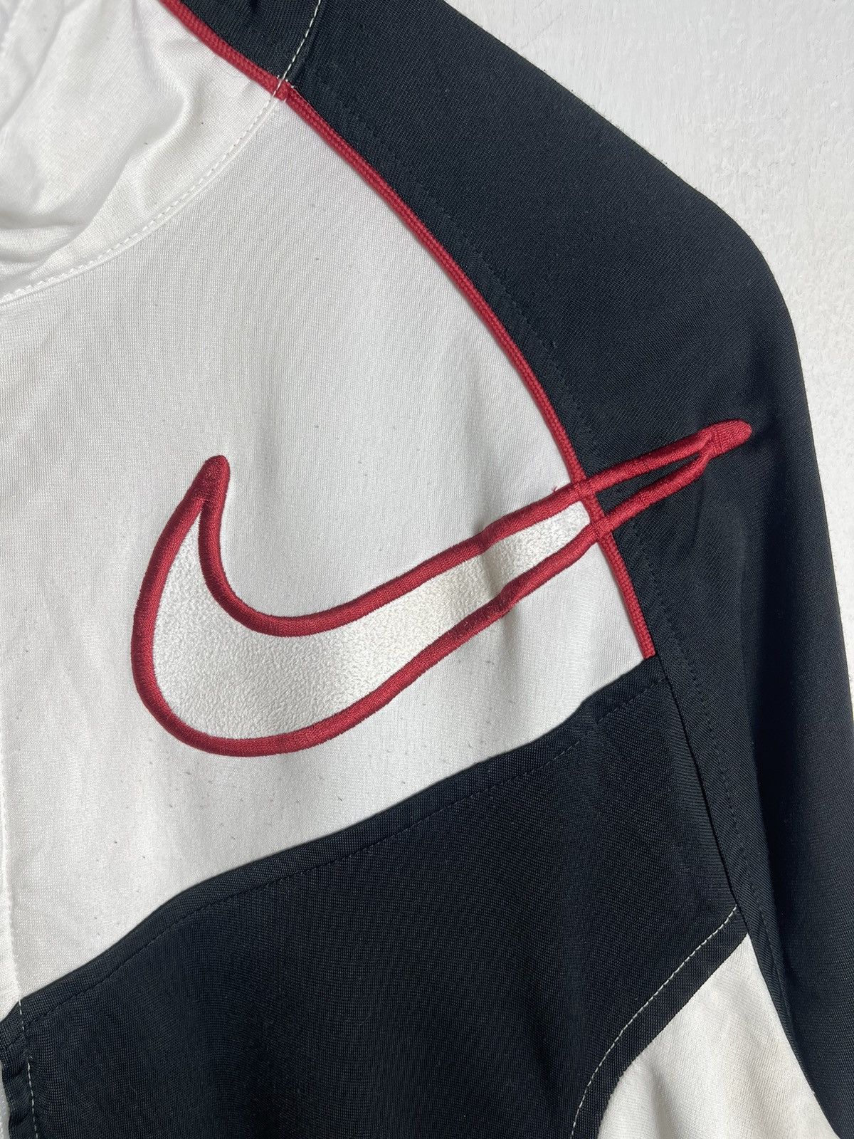 Nike × Vintage Vintage Nike swoosh Air force track top Size US L / EU 52-54 / 3 - 3 Thumbnail