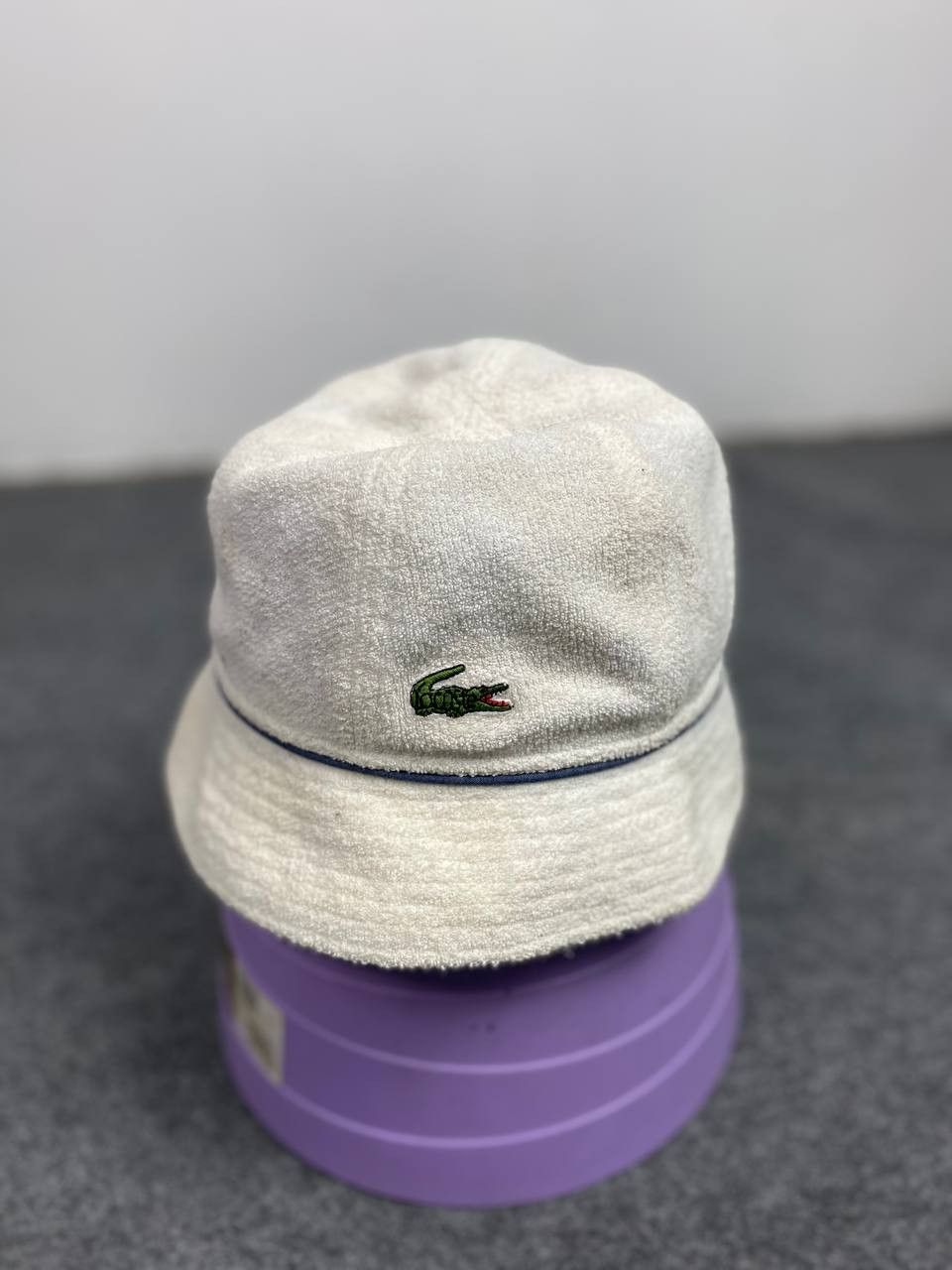 Lacoste × Vintage vintage lacoste velvet hat nice design Size ONE SIZE - 1 Thumbnail