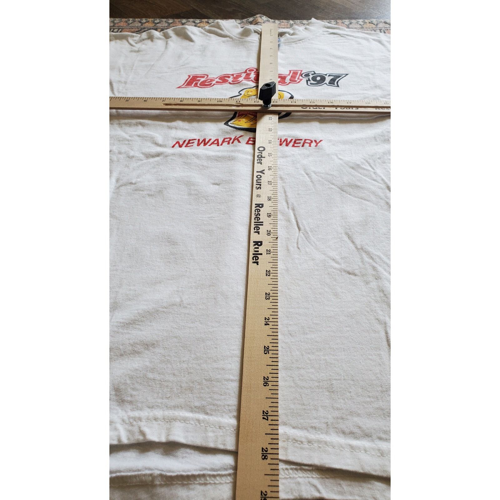 Hanes Newark Brewery Festival Budweiser 1997 Vintage Shirt XL Size US XL / EU 56 / 4 - 6 Thumbnail