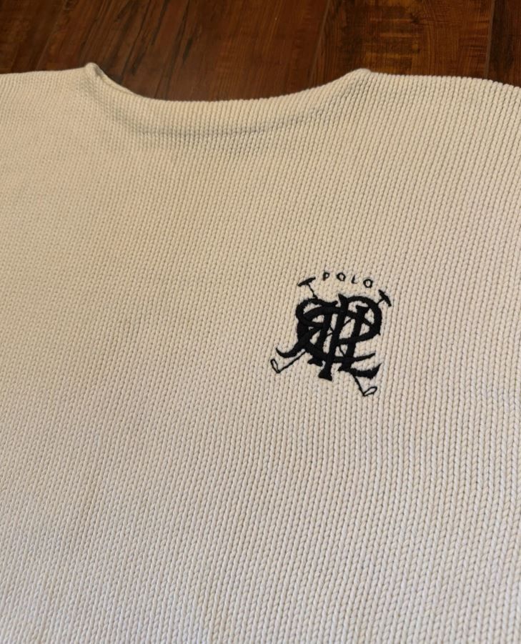 Polo Ralph Lauren Vintage Polo Ralph Lauren Scribble Knit Sweater XL Size US XL / EU 56 / 4 - 3 Thumbnail