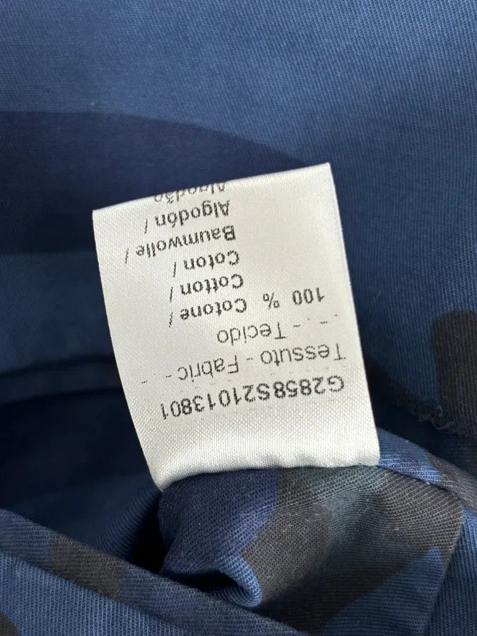 Daniele Alessandrini Daniele Alessandrini Navy Military Patch Blue Camouflage Shirt Jacket Size US M / EU 48-50 / 2 - 12 Thumbnail