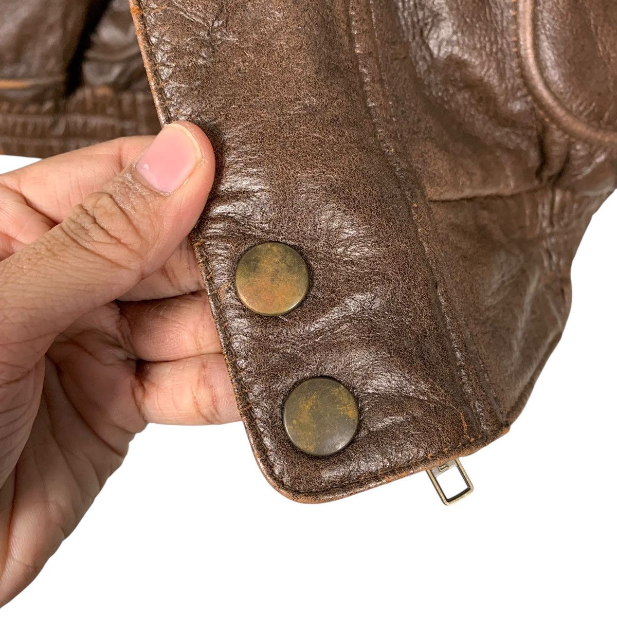 Japanese Brand Japanese Brand Hayato Flight Leather Jacket Size US M / EU 48-50 / 2 - 14 Thumbnail