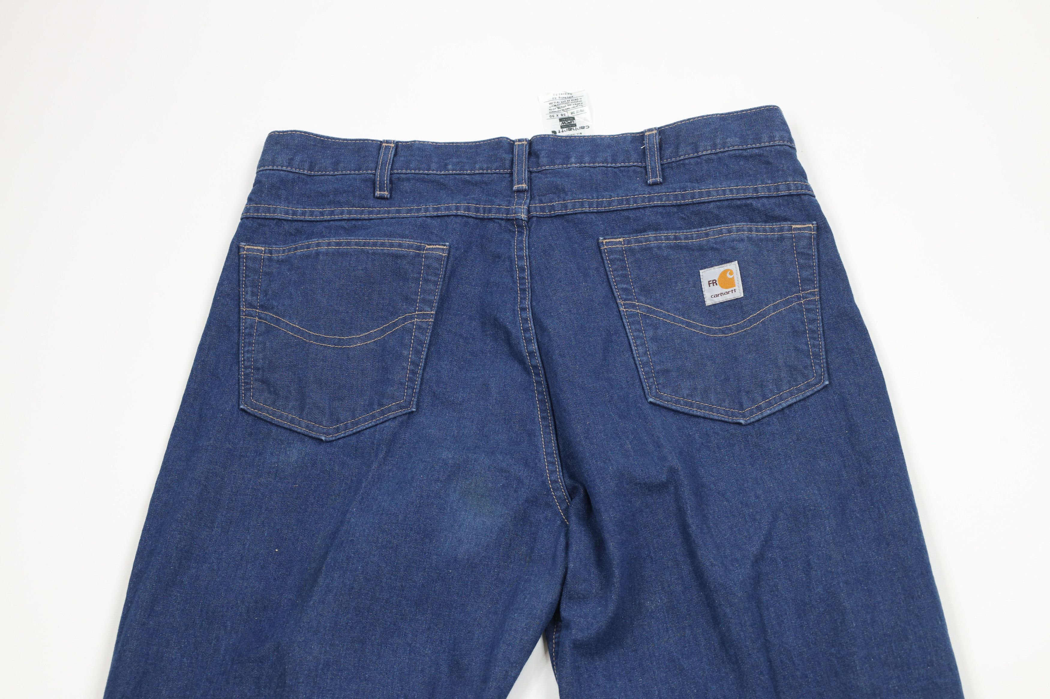 Carhartt × Vintage Vintage Y2K Carhartt FR Relaxed Fit Denim Jeans USA Size US 36 / EU 52 - 12 Thumbnail