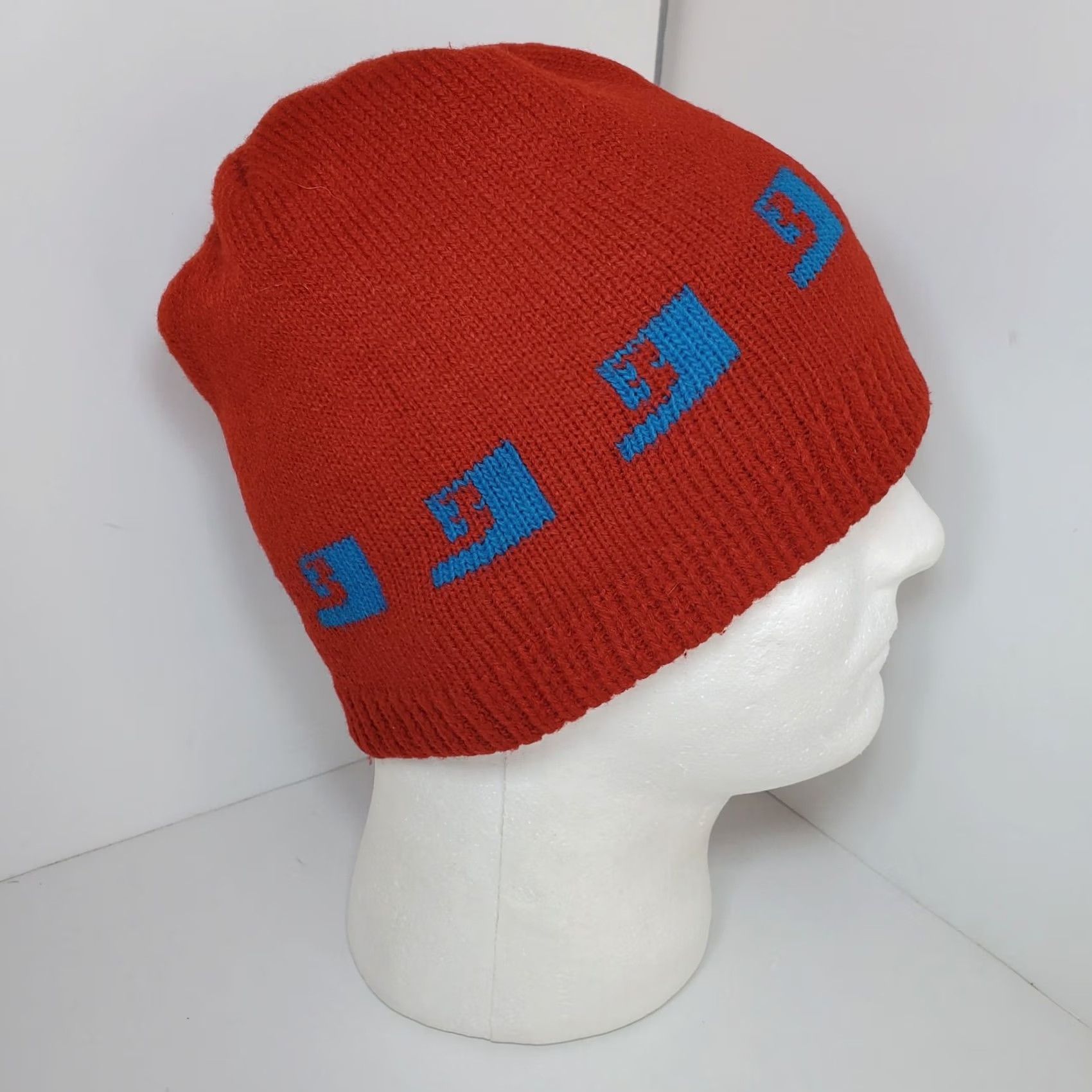 Burton VINTAGE Burton Hat Mens One Size Red Vtg Snowboards Wool Beanie Cap Touk 90s Y2K Winter Made Size ONE SIZE - 6 Thumbnail