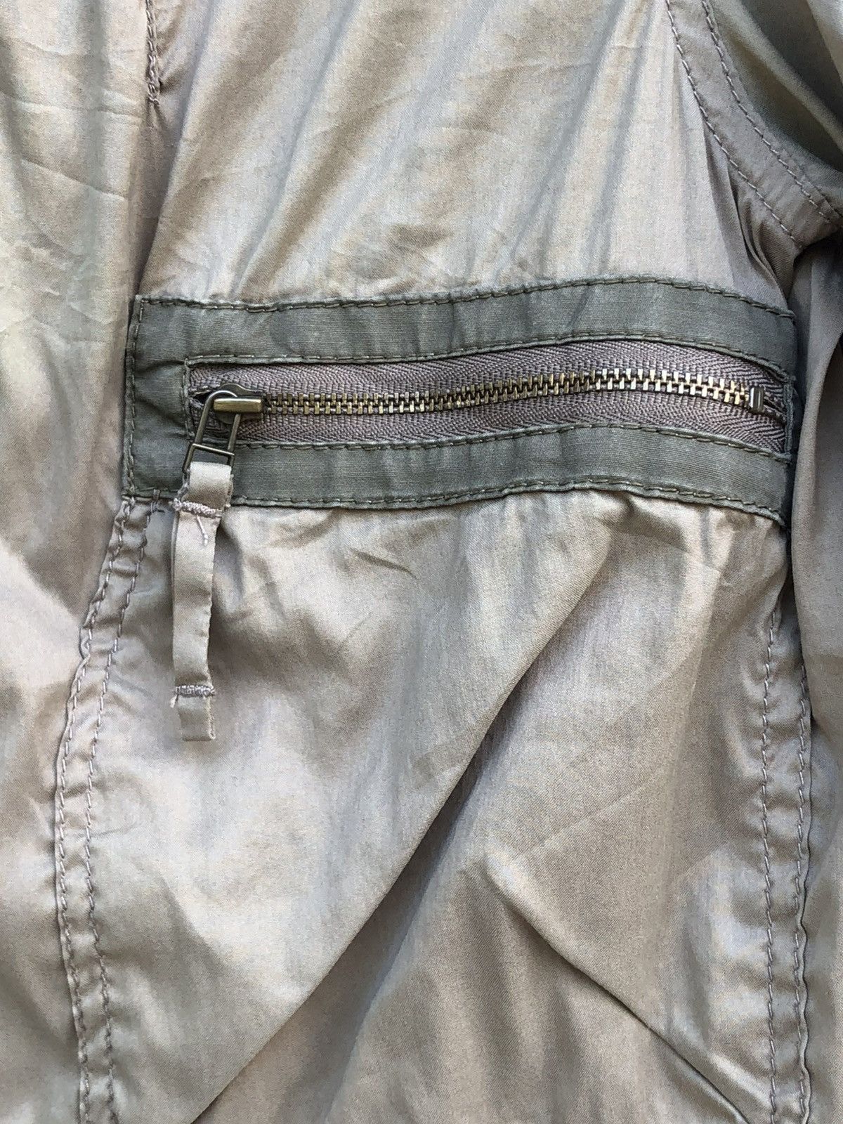 Issey Miyake 20020801PLST IM Two Tone Colour Military Style Jacket Size US S / EU 44-46 / 1 - 7 Thumbnail