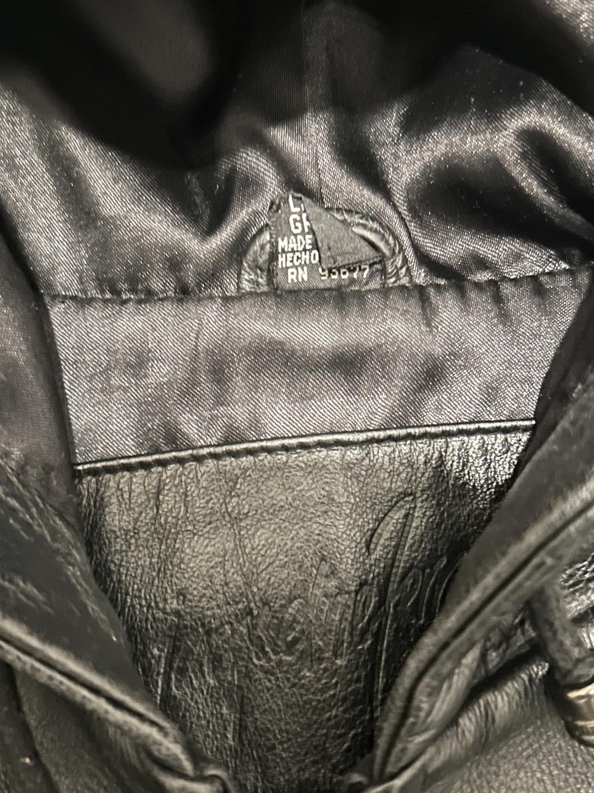 Other Vintage Black Lambskin Leather Hooded Jacket - Large Men's Size US L / EU 52-54 / 3 - 3 Thumbnail