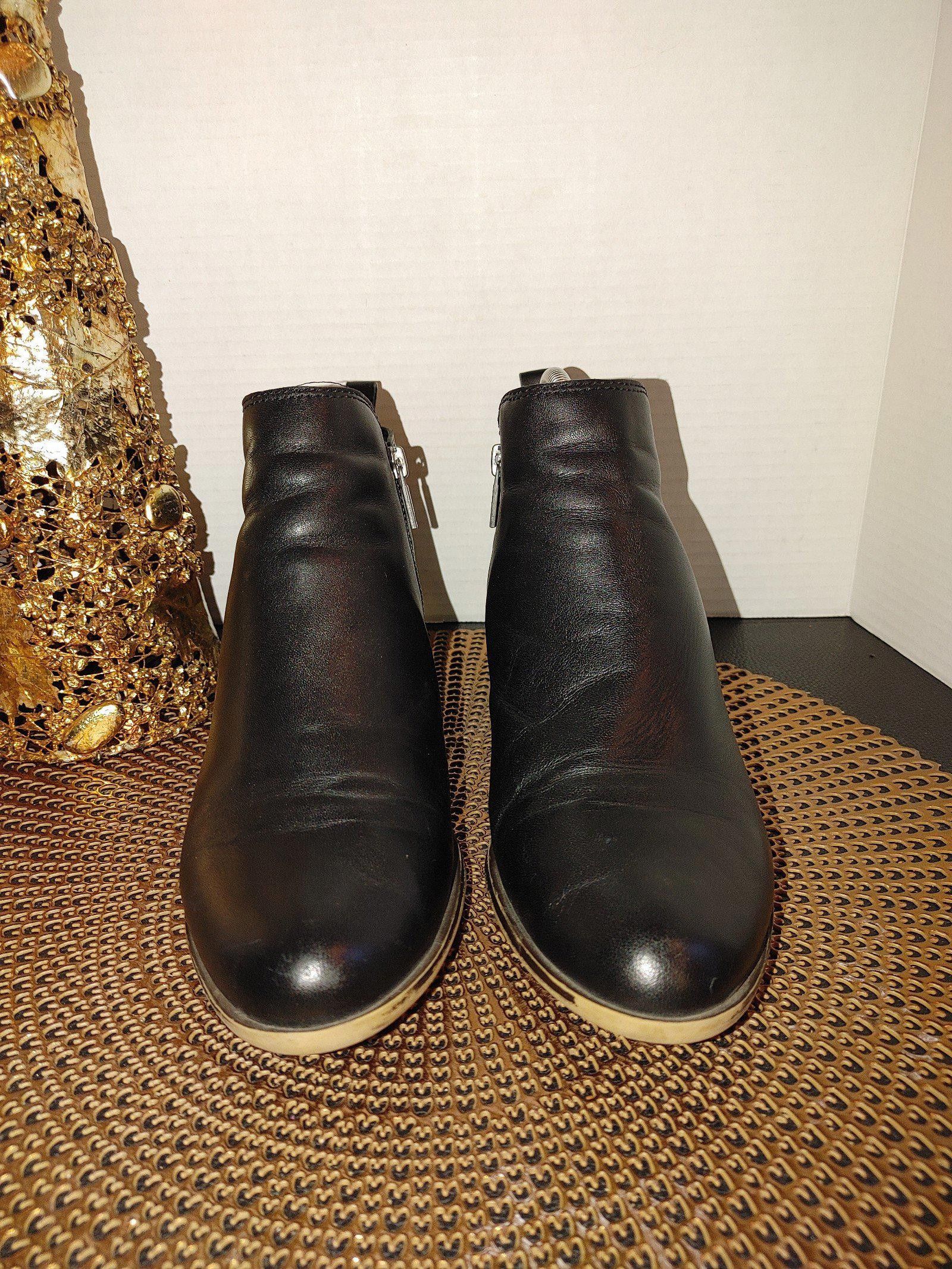 Lucky Brand Basel Leather Boots Size 9.5