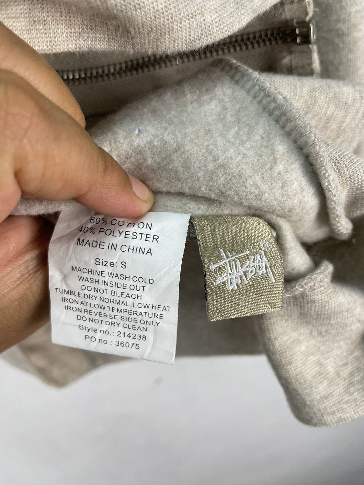Stussy Vintage Stussy Hoodie Zipper Pullover Sweatshirt Size US S / EU 44-46 / 1 - 6 Thumbnail